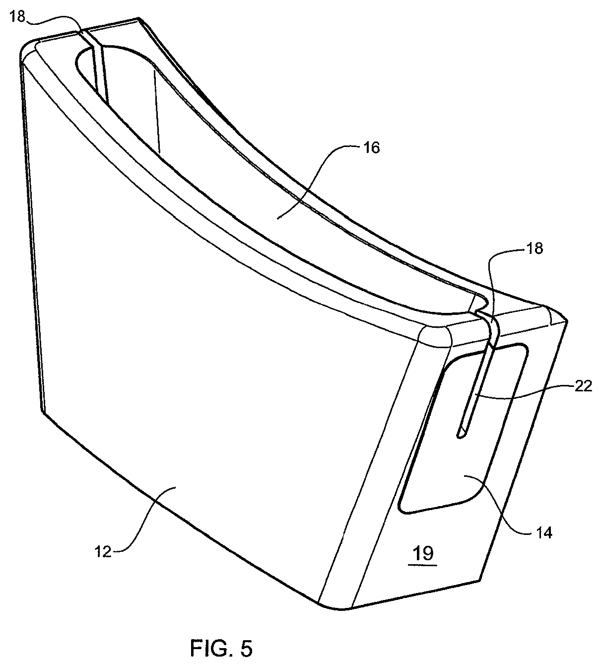 Patent US11776515 Figure 4 – Reinforced solid wood block idiophone