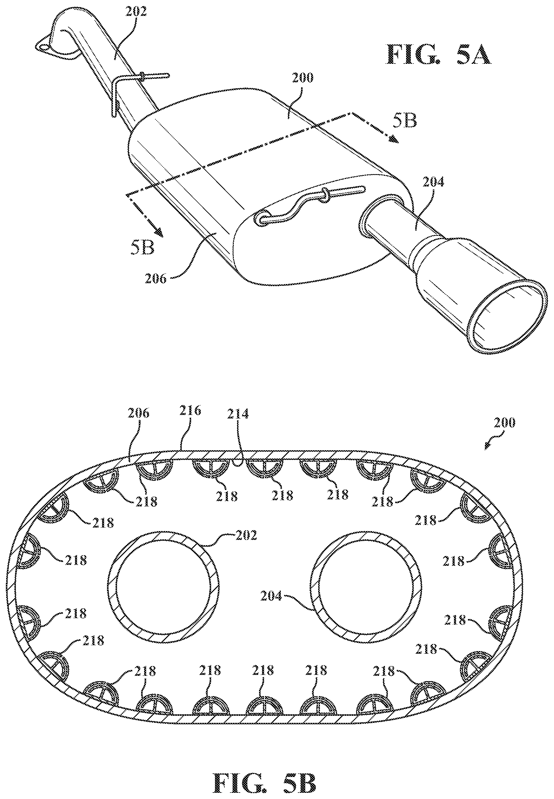 Patent US11776521 Figure 4 – Sound absorbing structure having one or more acoustic scatterers attached to or forming a vehicle structure
