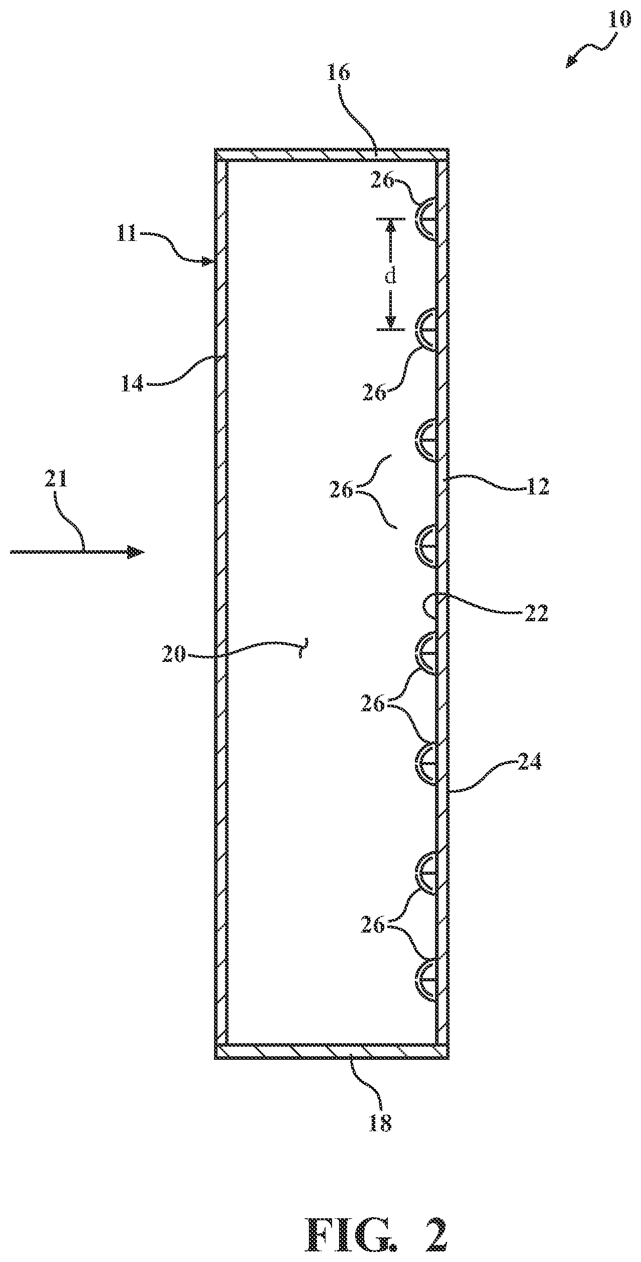Patent US11776522 Figure 2 – Sound isolating wall assembly having at least one acoustic scatterer