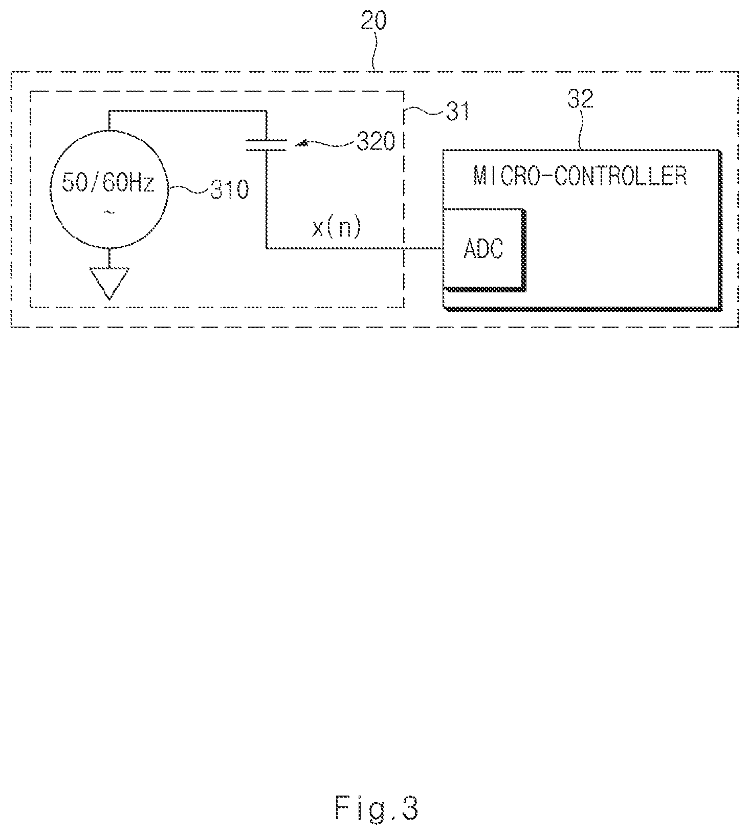 Patent US11776524 Figure 3 – Electromyography signal detection device