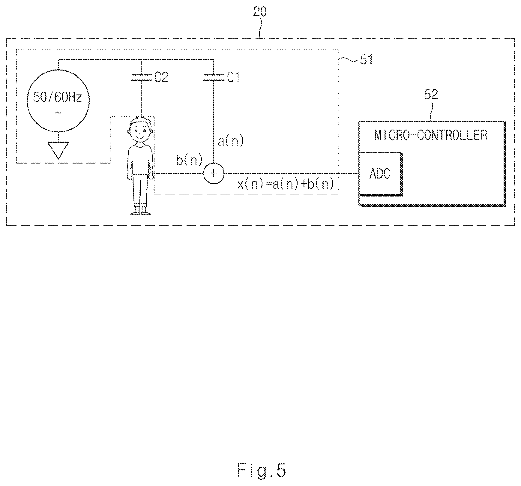 Patent US11776524 Figure 5 – Electromyography signal detection device