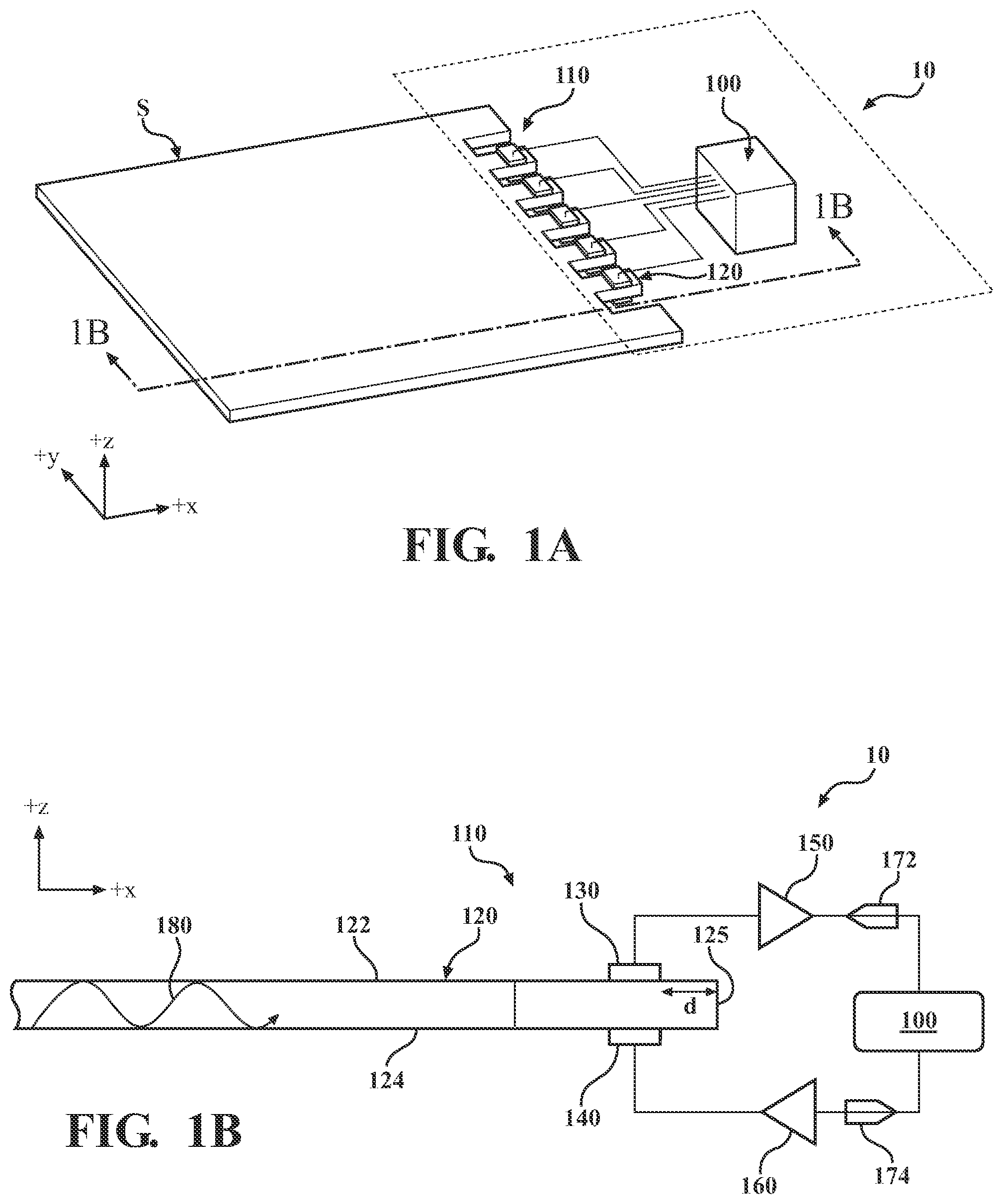 Patent US11776525 Figure 1 – Systems and methods for machine learning based active metasurfaces for flexural and/or longitudinal wave control and harmonics generation