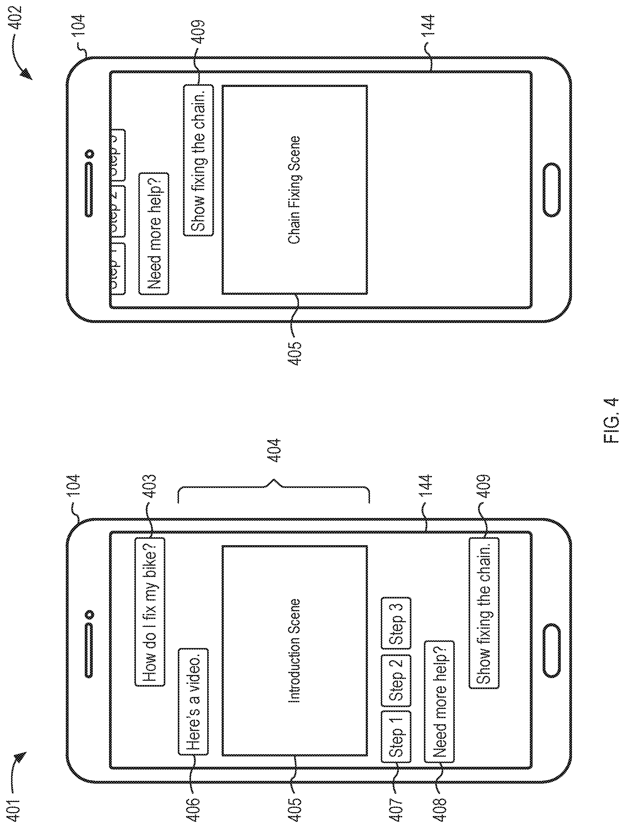 Patent US11776536 Figure 4 – Multi-modal interface in a voice-activated network