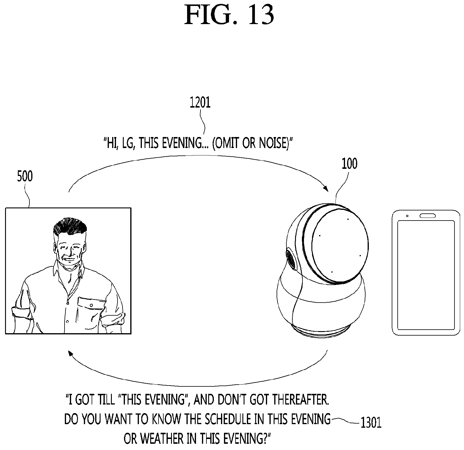 Patent US11776544 Figure 13 – Artificial intelligence apparatus for recognizing speech of user and method for the same