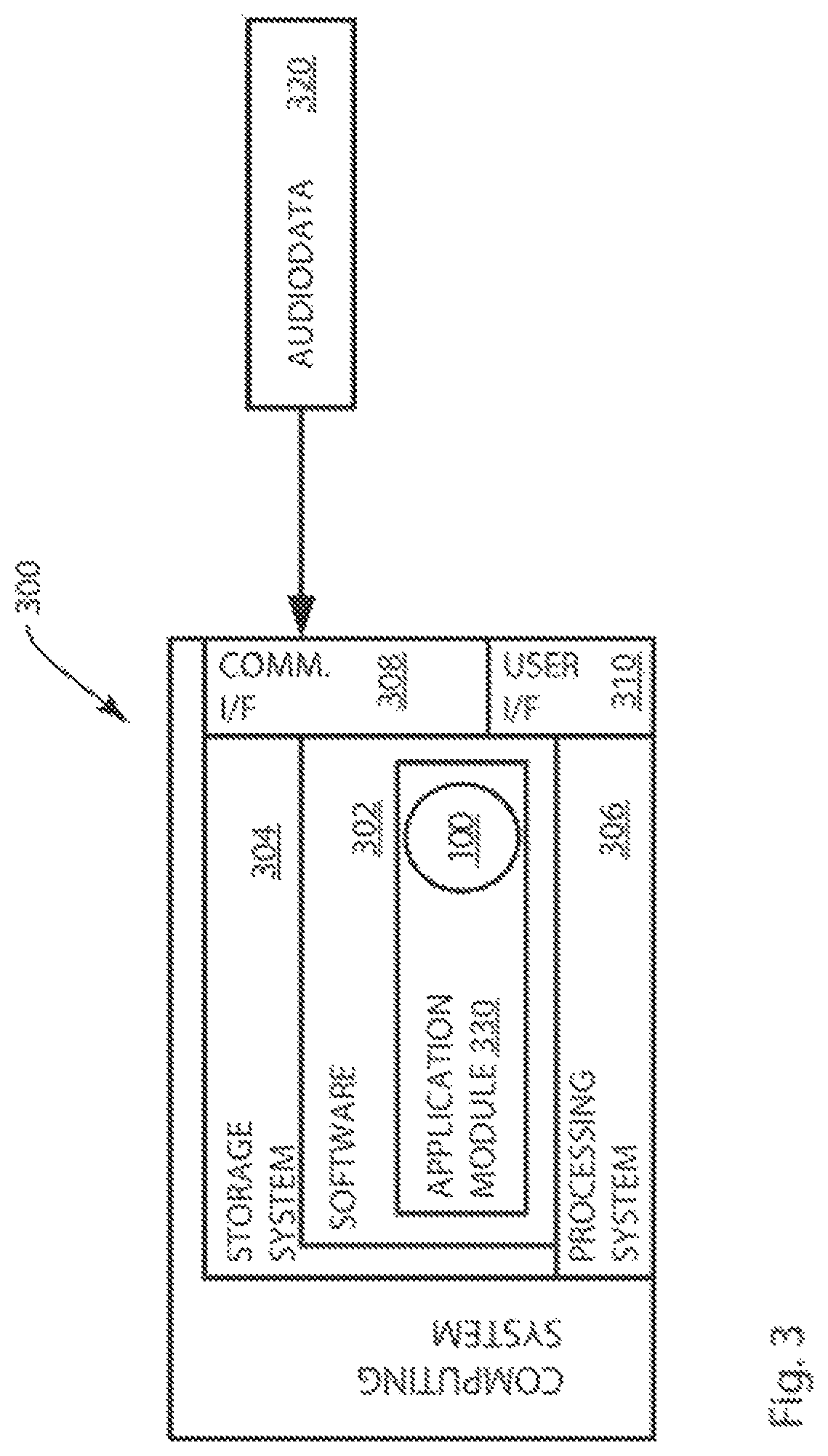 Patent US11776547 Figure 3 – System and method of video capture and search optimization for creating an acoustic voiceprint