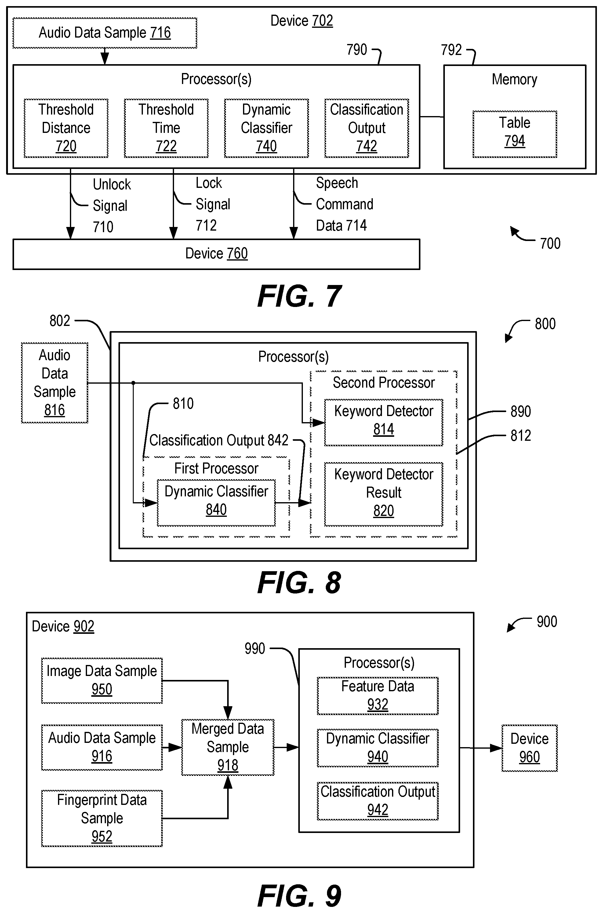 Patent US11776550 Figure 5 – Device operation based on dynamic classifier