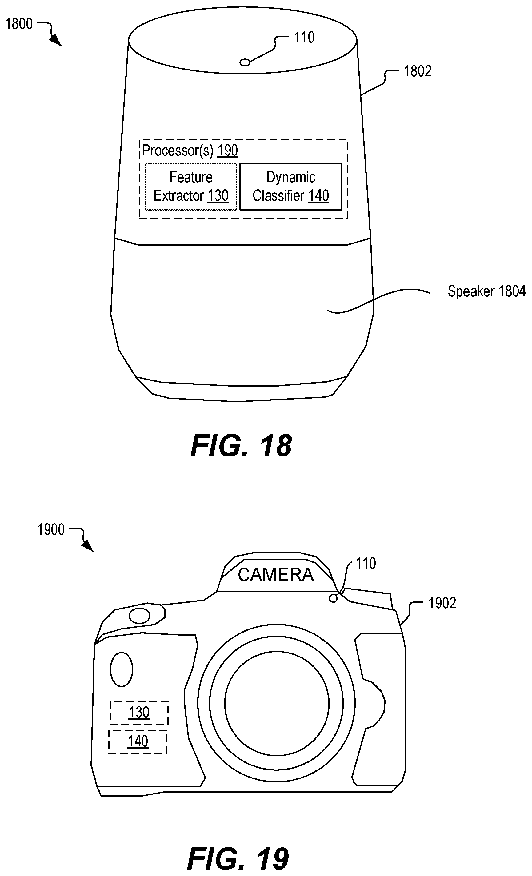 Patent US11776550 Figure 10 – Device operation based on dynamic classifier