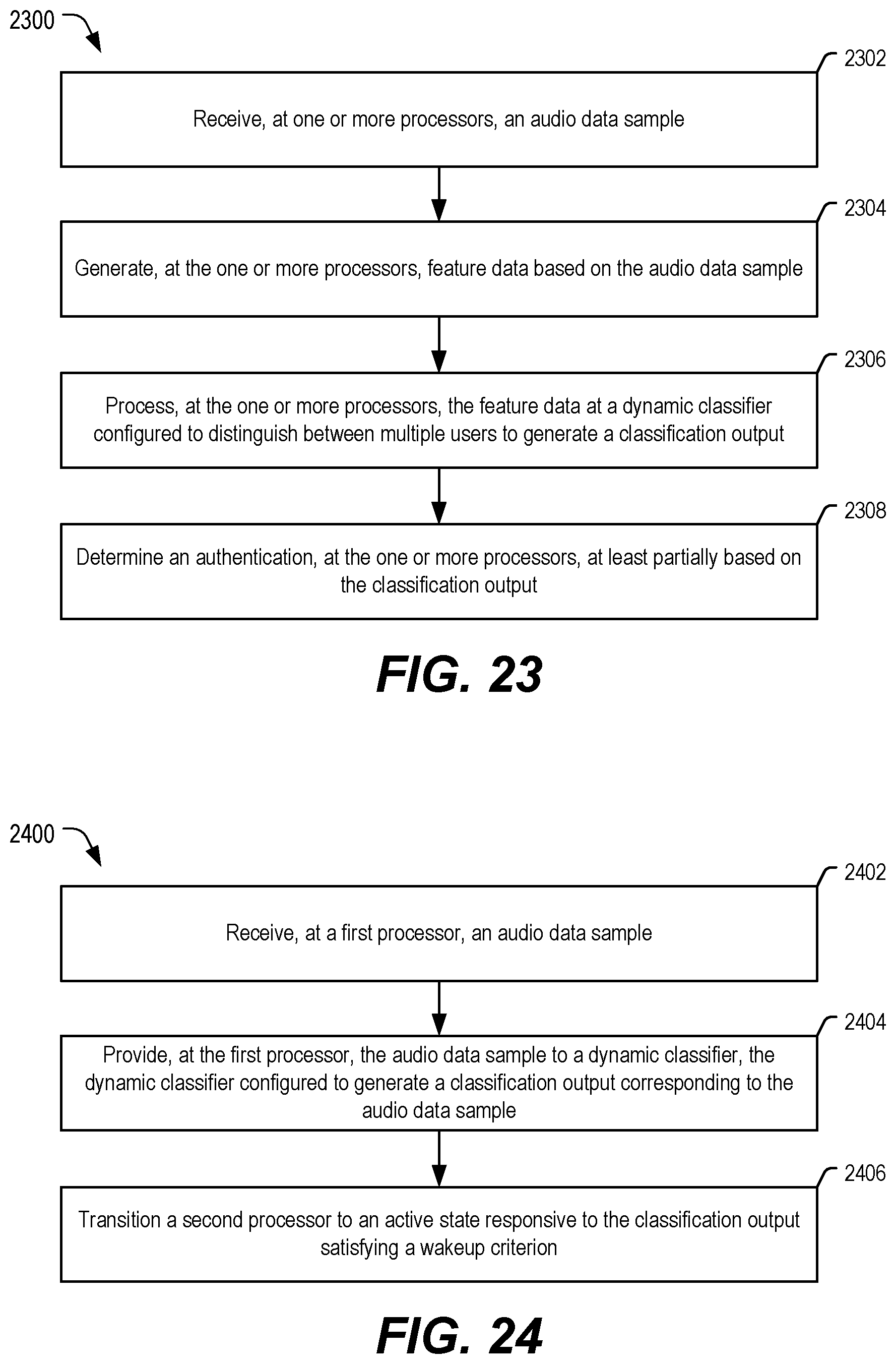Patent US11776550 Figure 13 – Device operation based on dynamic classifier