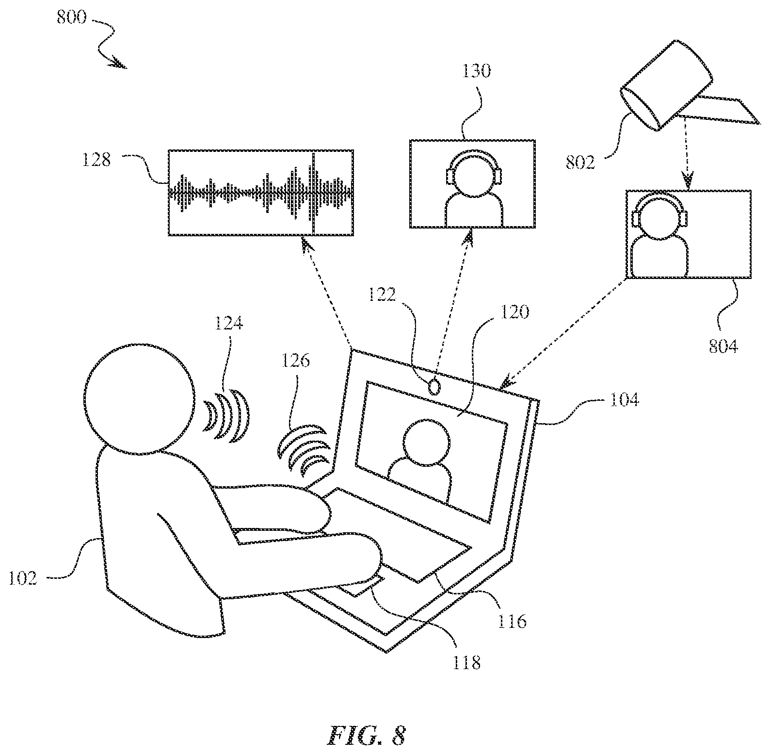 Patent US11776555 Figure 6 – Audio modification using interconnected electronic devices