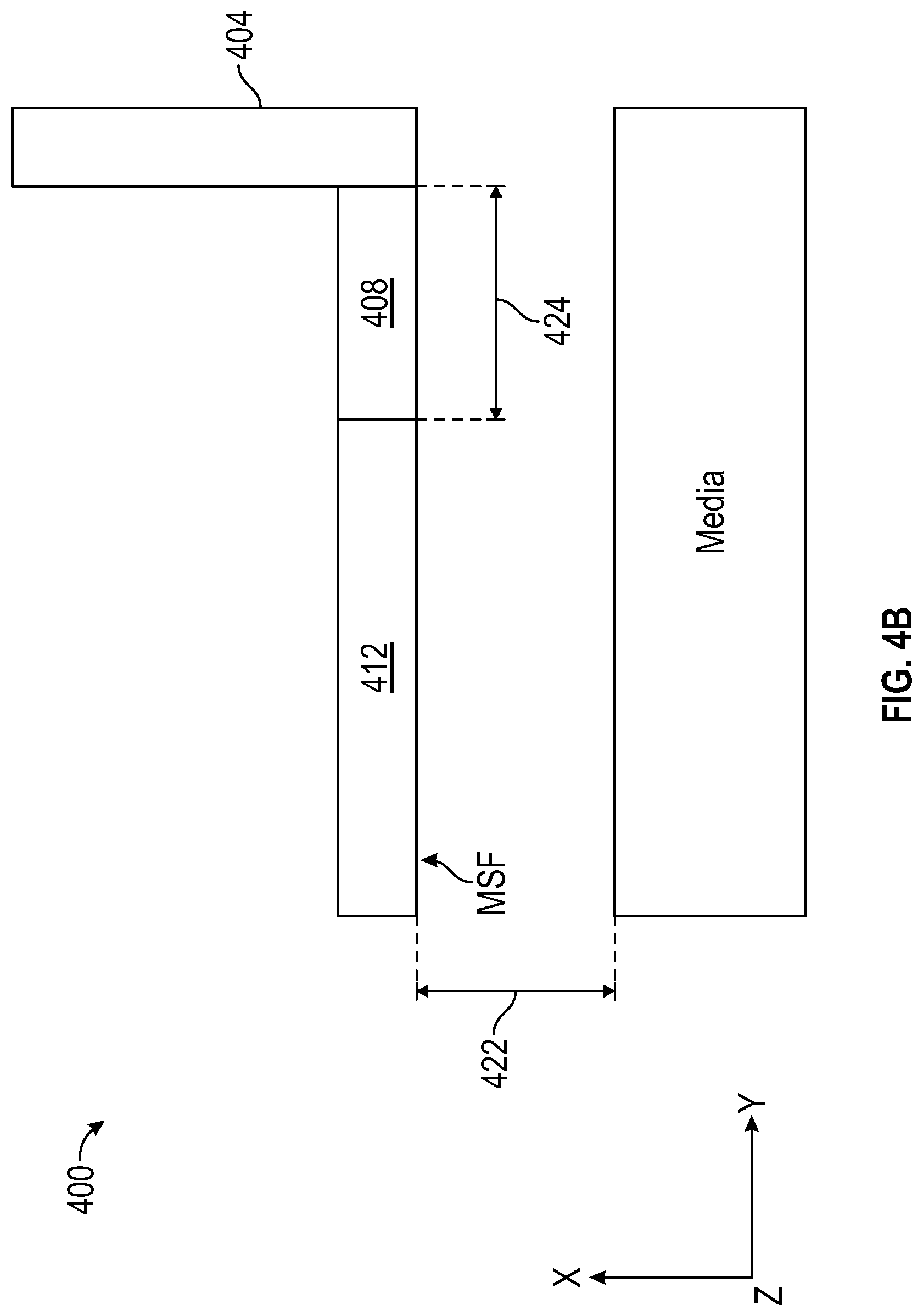 Patent US11776565 Figure 8 – Tape head with side-shielded writers and process for making same