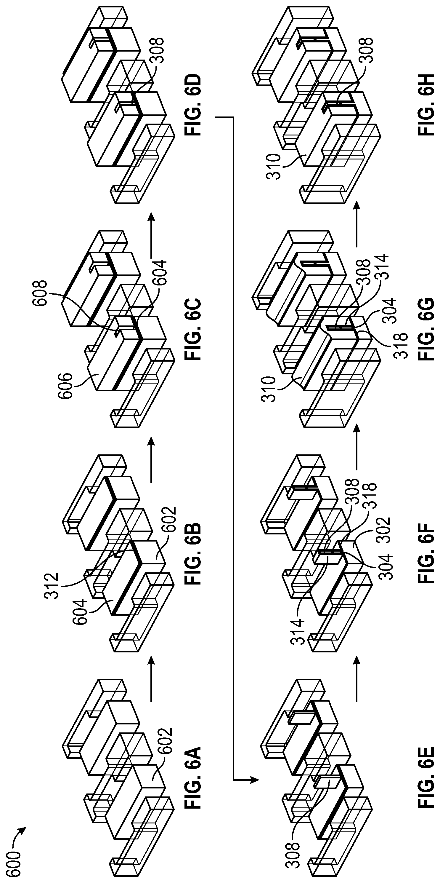 Patent US11776565 Figure 10 – Tape head with side-shielded writers and process for making same