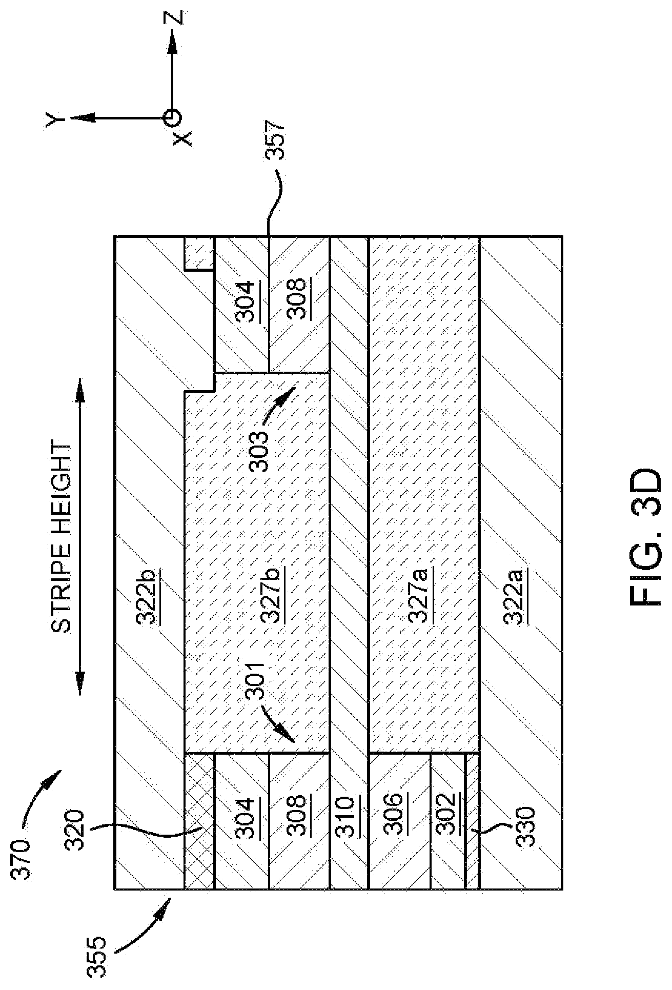 Patent US11776567 Figure 5 – SOT film stack for differential reader