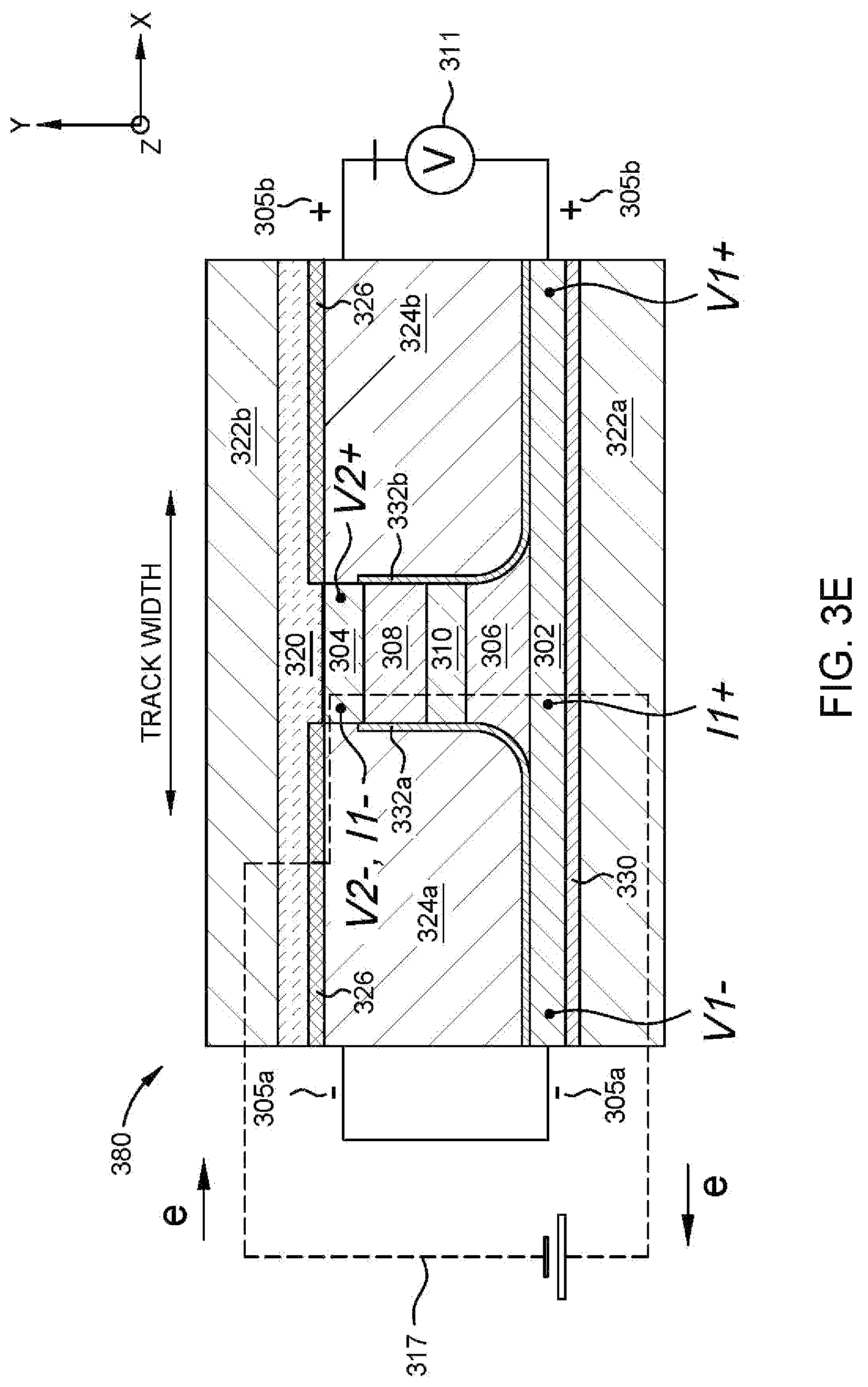 Patent US11776567 Figure 6 – SOT film stack for differential reader