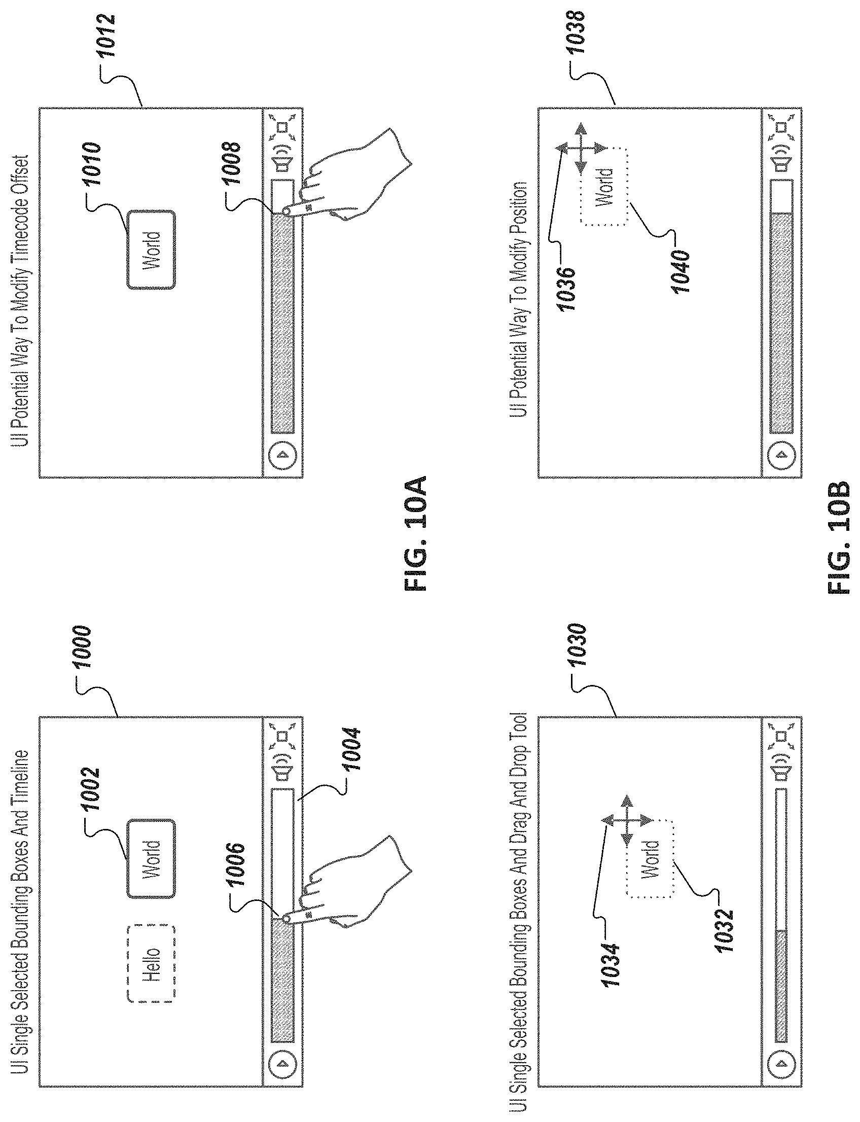 Patent US11776578 Figure 10 – Automatic modification of values of content elements in a video