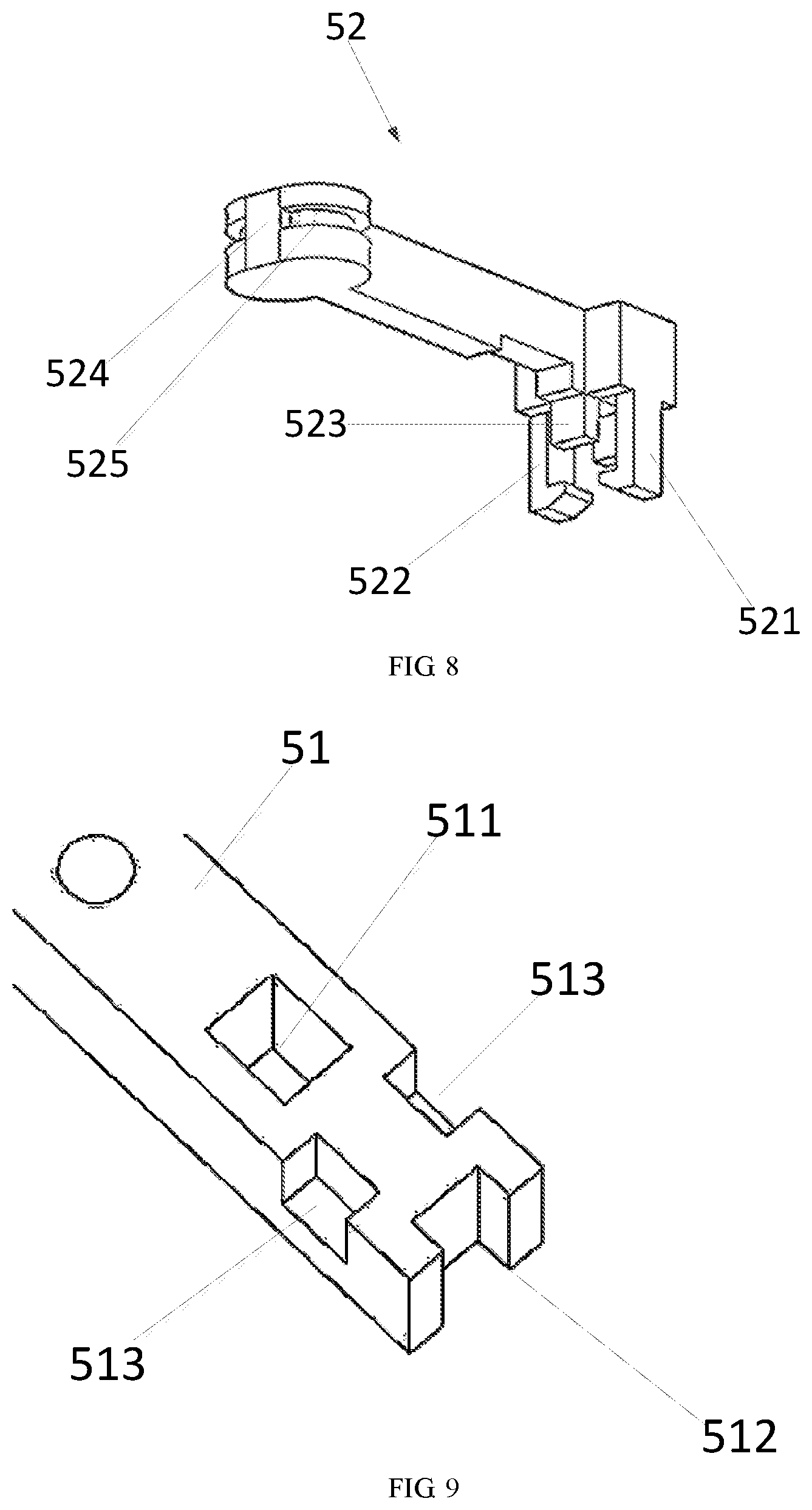 Patent US11776582 Figure 5 – Hard disk fixing device and server