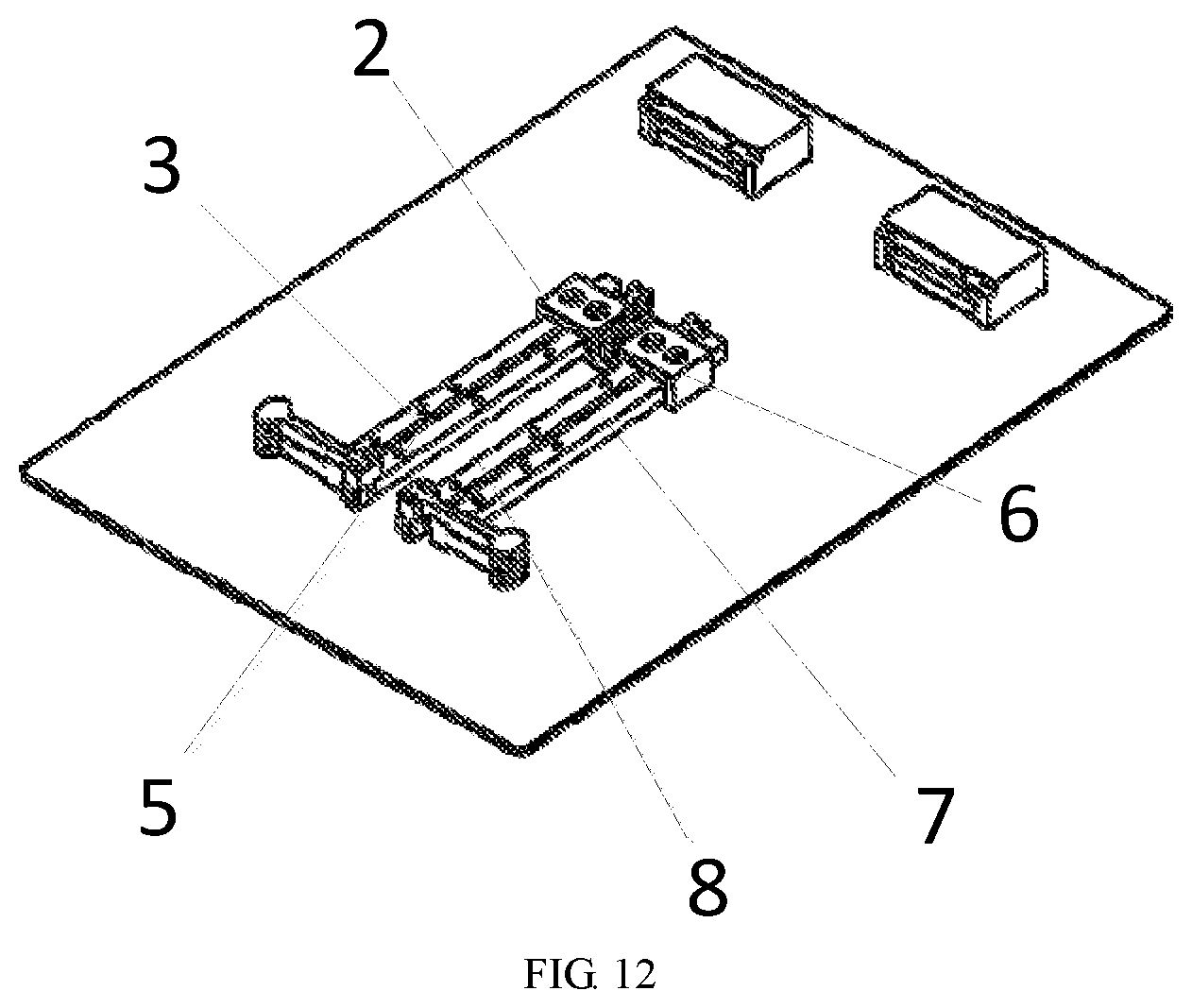 Patent US11776582 Figure 7 – Hard disk fixing device and server