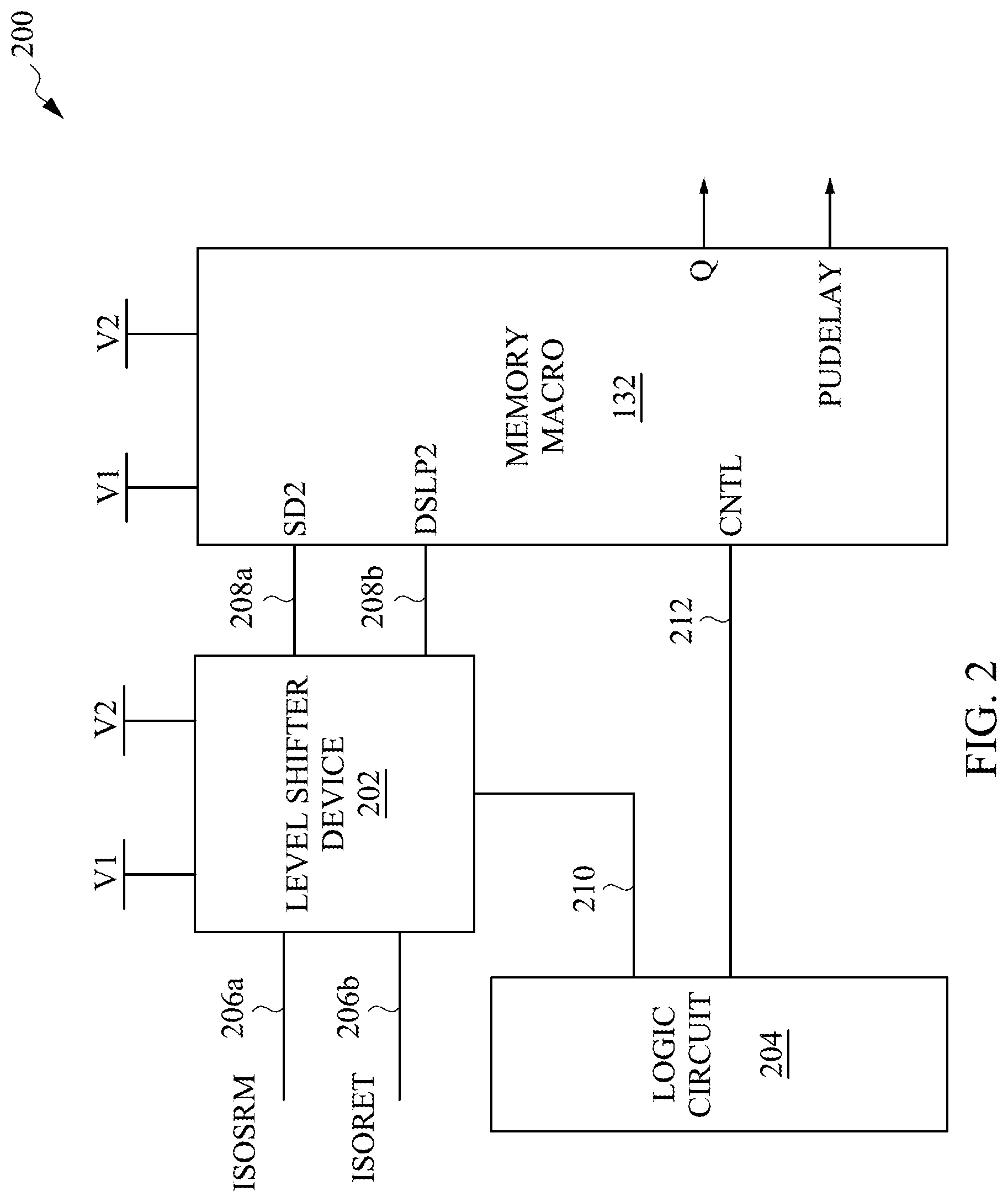 Patent US11776587 Figure 2 – Power ramping sequence control for a memory device
