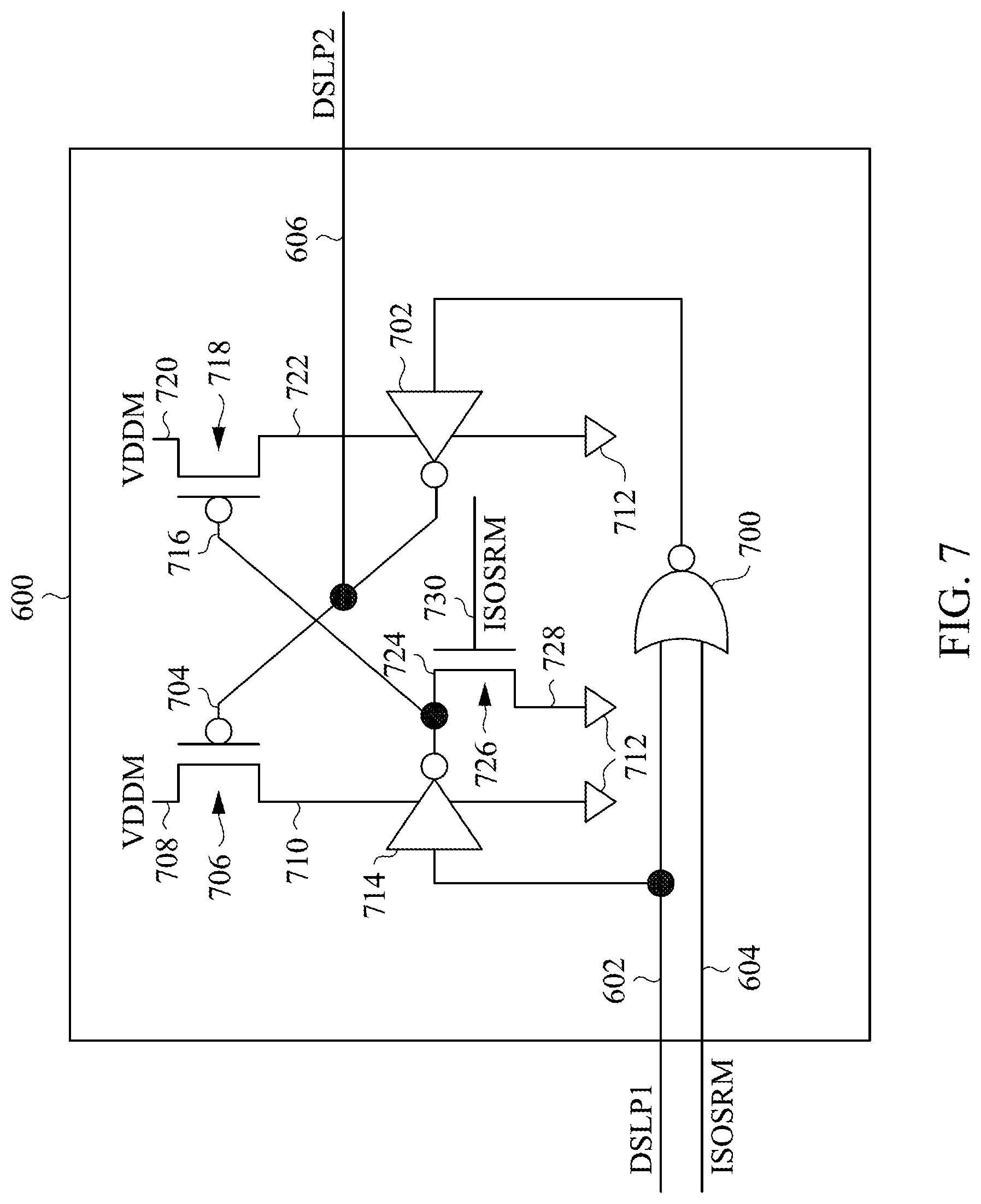 Patent US11776587 Figure 7 – Power ramping sequence control for a memory device