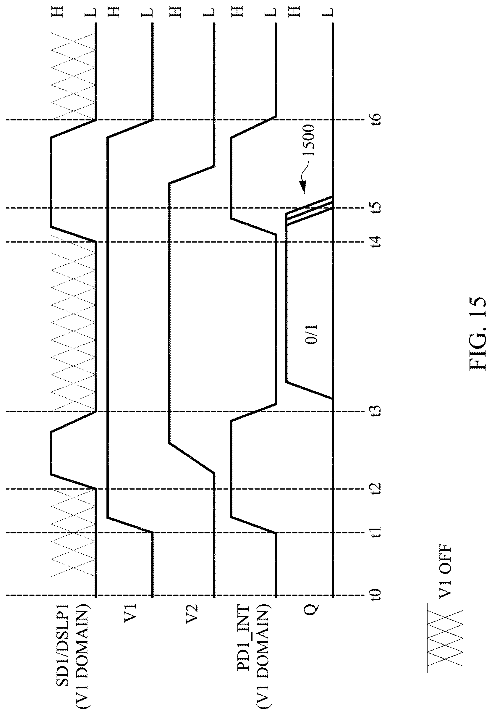 Patent US11776587 Figure 15 – Power ramping sequence control for a memory device