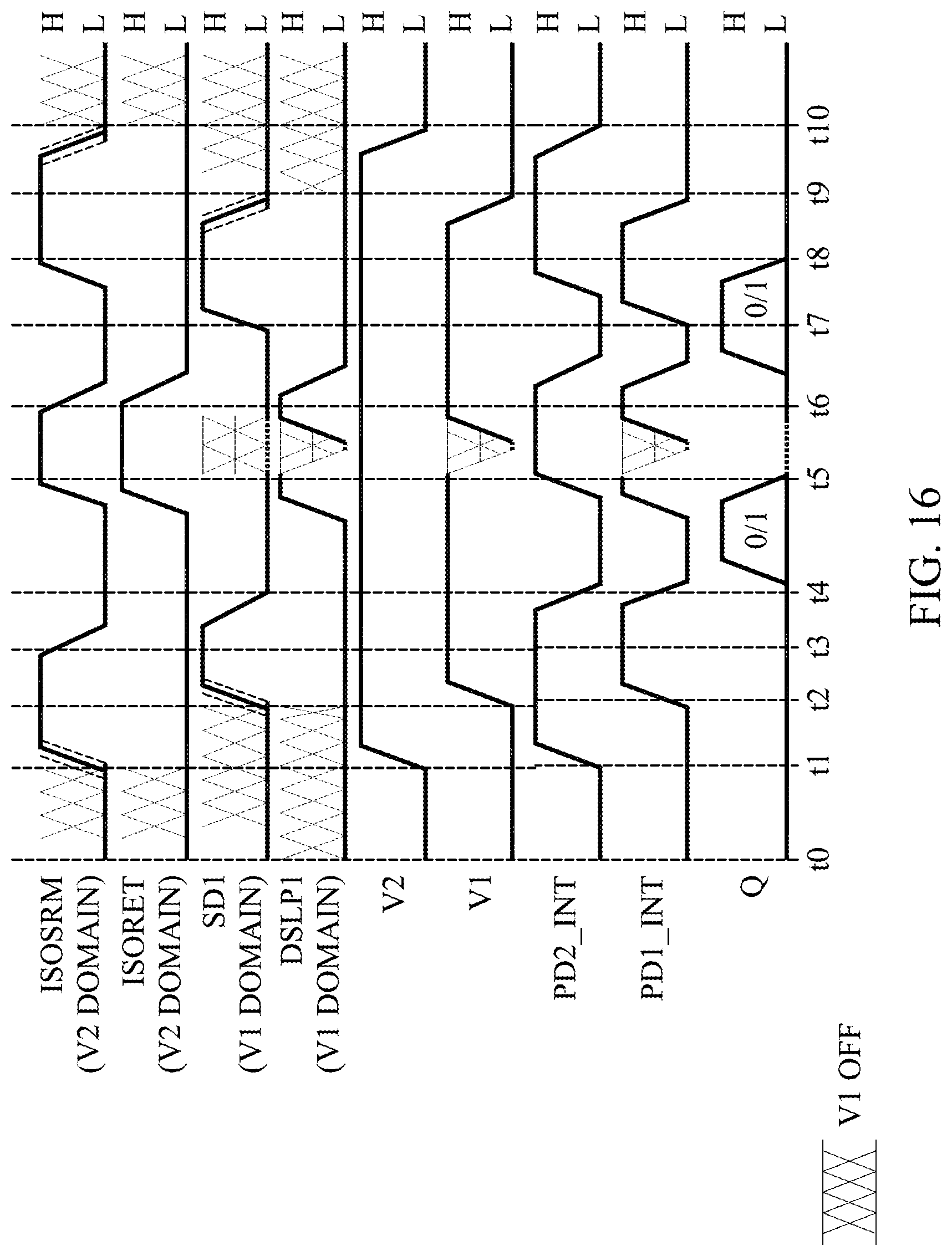 Patent US11776587 Figure 16 – Power ramping sequence control for a memory device