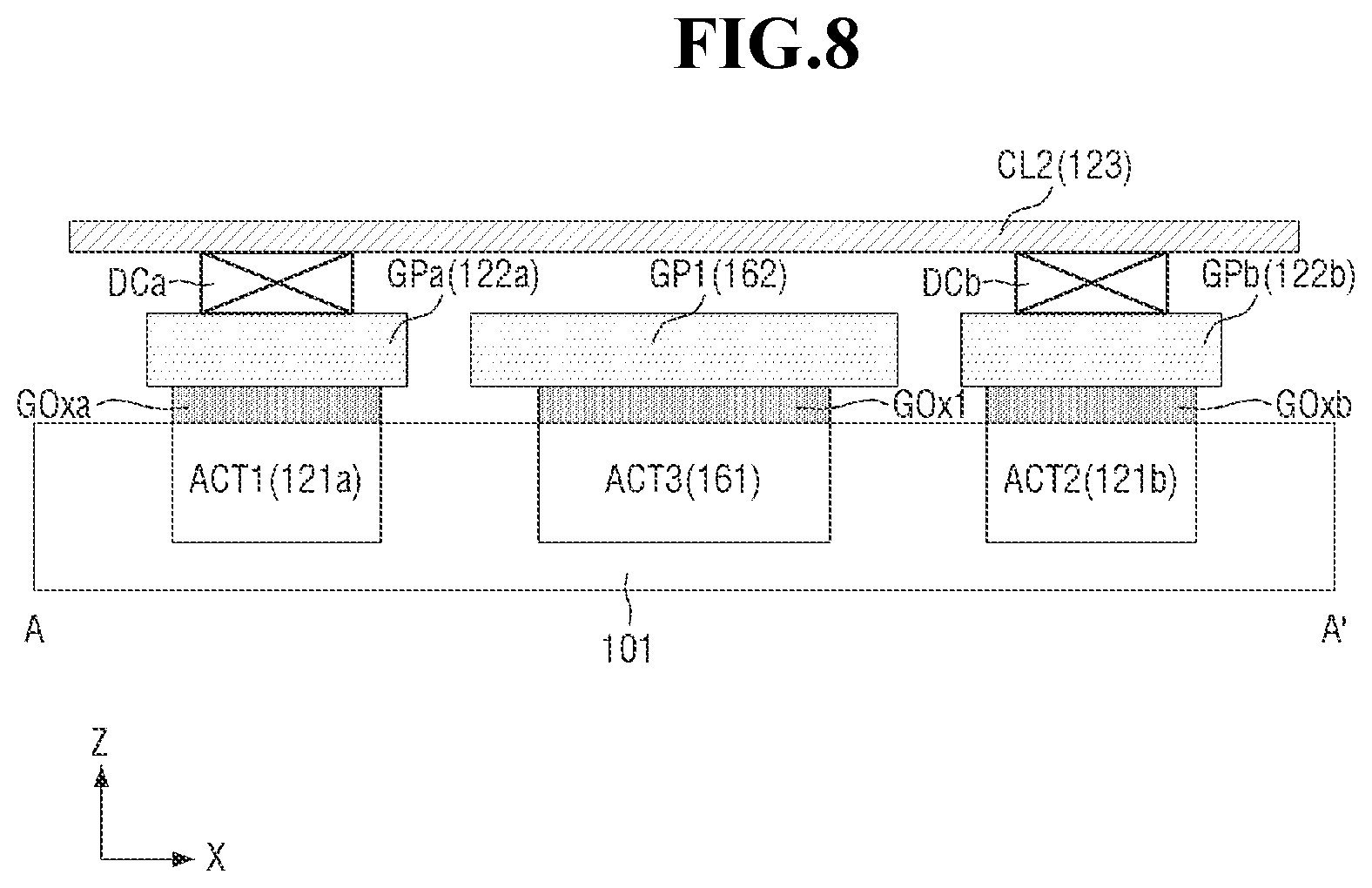 Patent US11776588 Figure 8 – Sense amplifier and semiconductor memory device including the sense amplifier