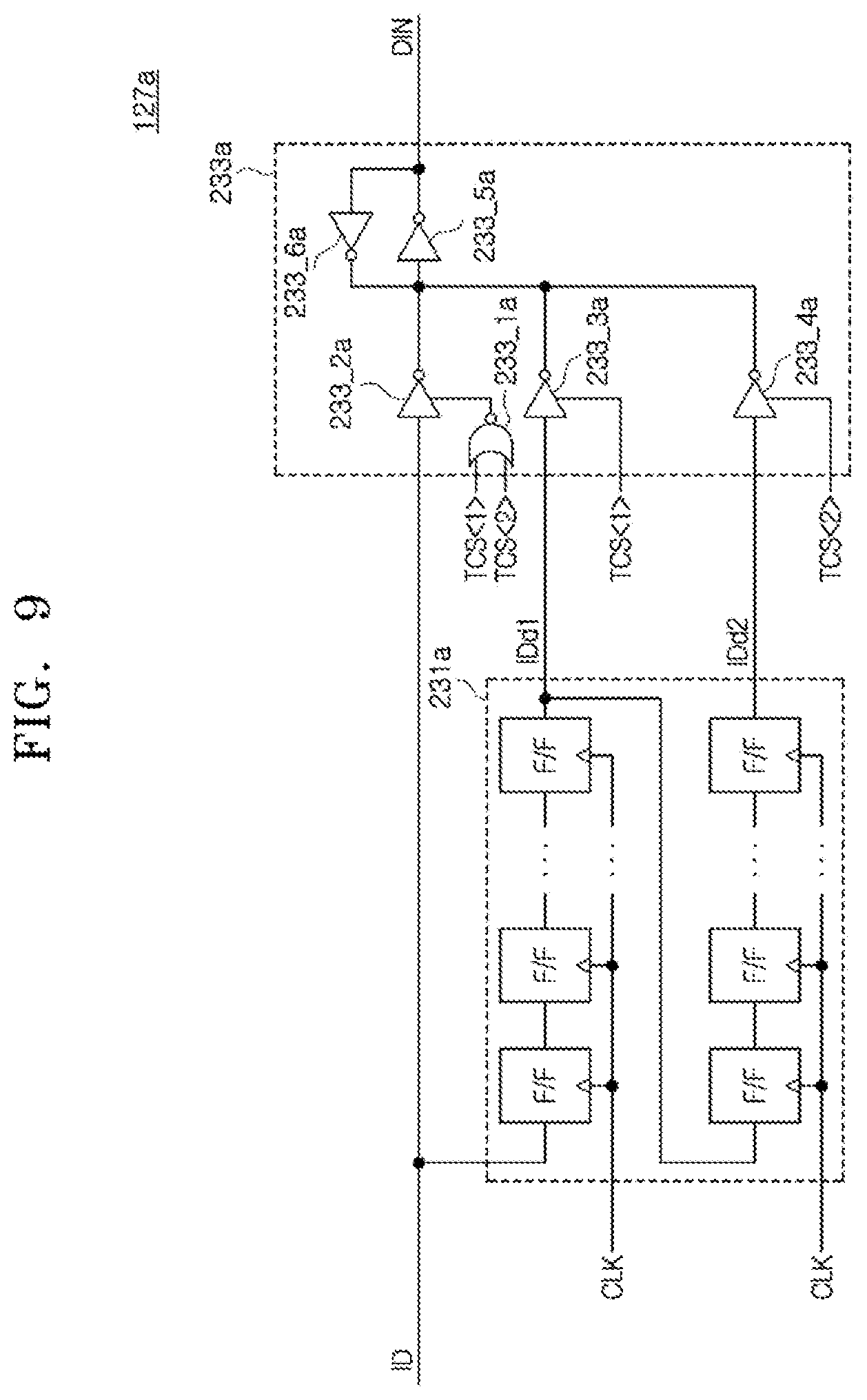 Patent US11776592 Figure 9 – Semiconductor device including pipe latch circuit