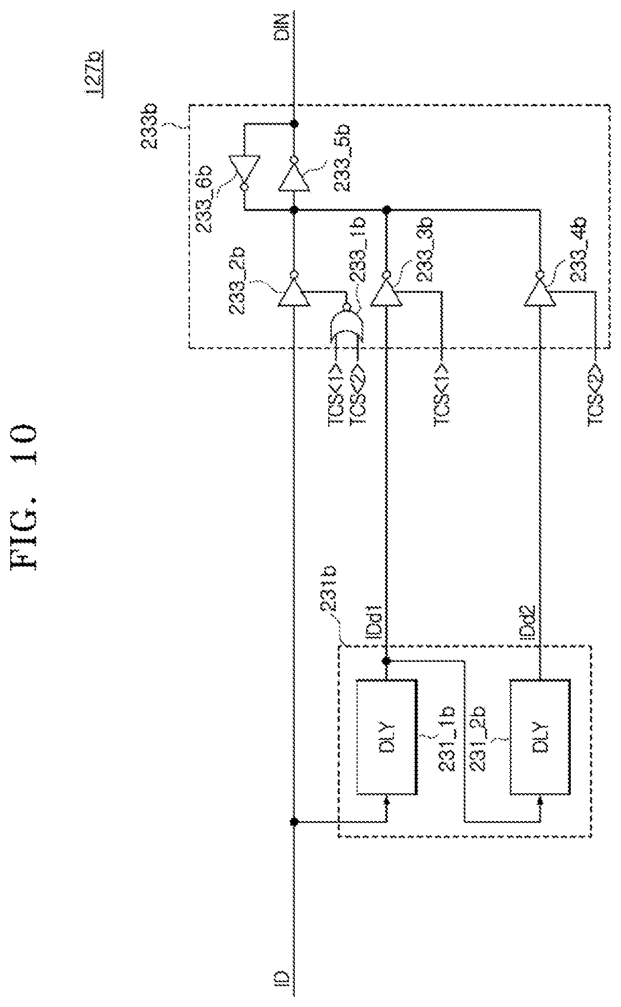 Patent US11776592 Figure 10 – Semiconductor device including pipe latch circuit