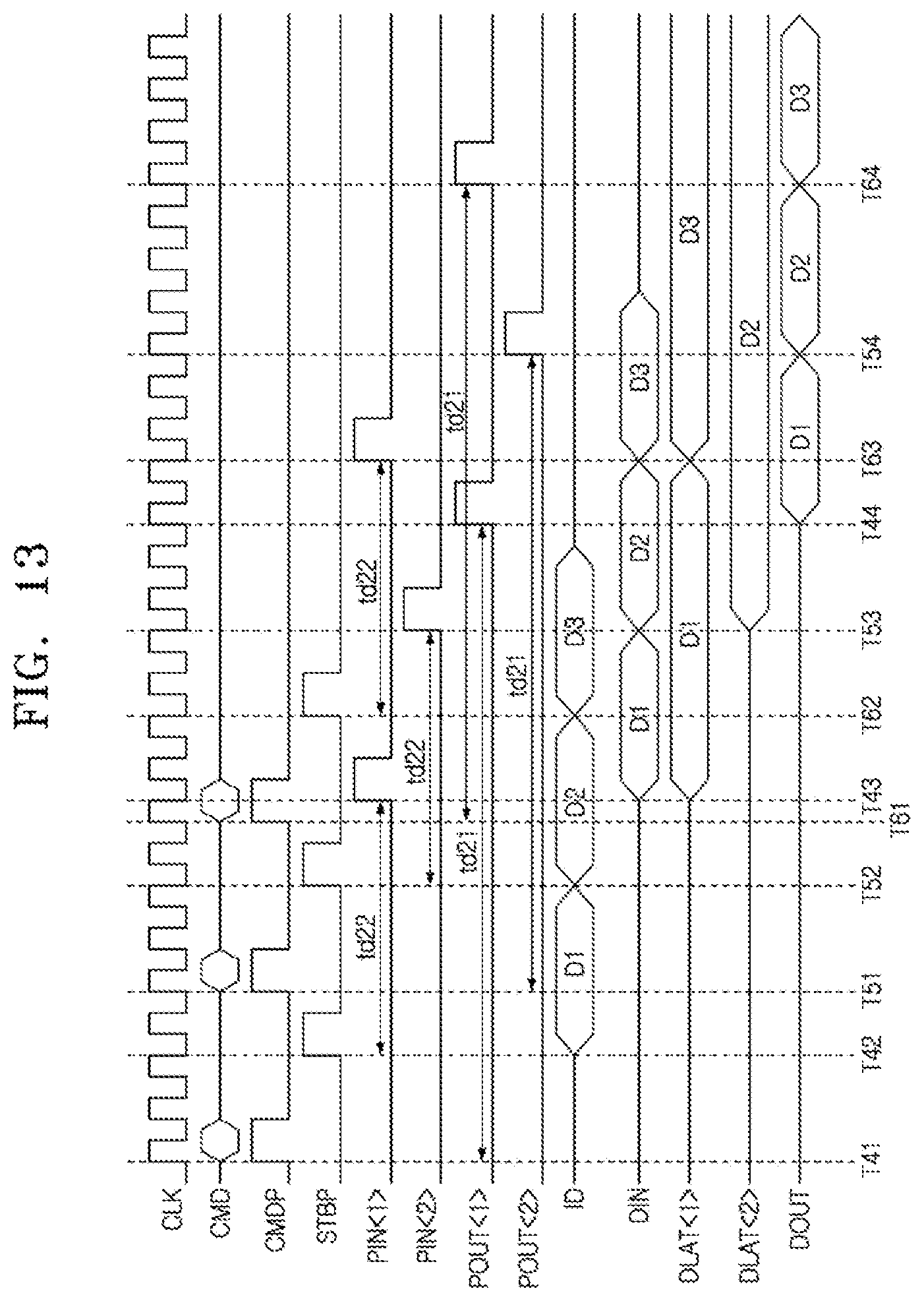 Patent US11776592 Figure 13 – Semiconductor device including pipe latch circuit