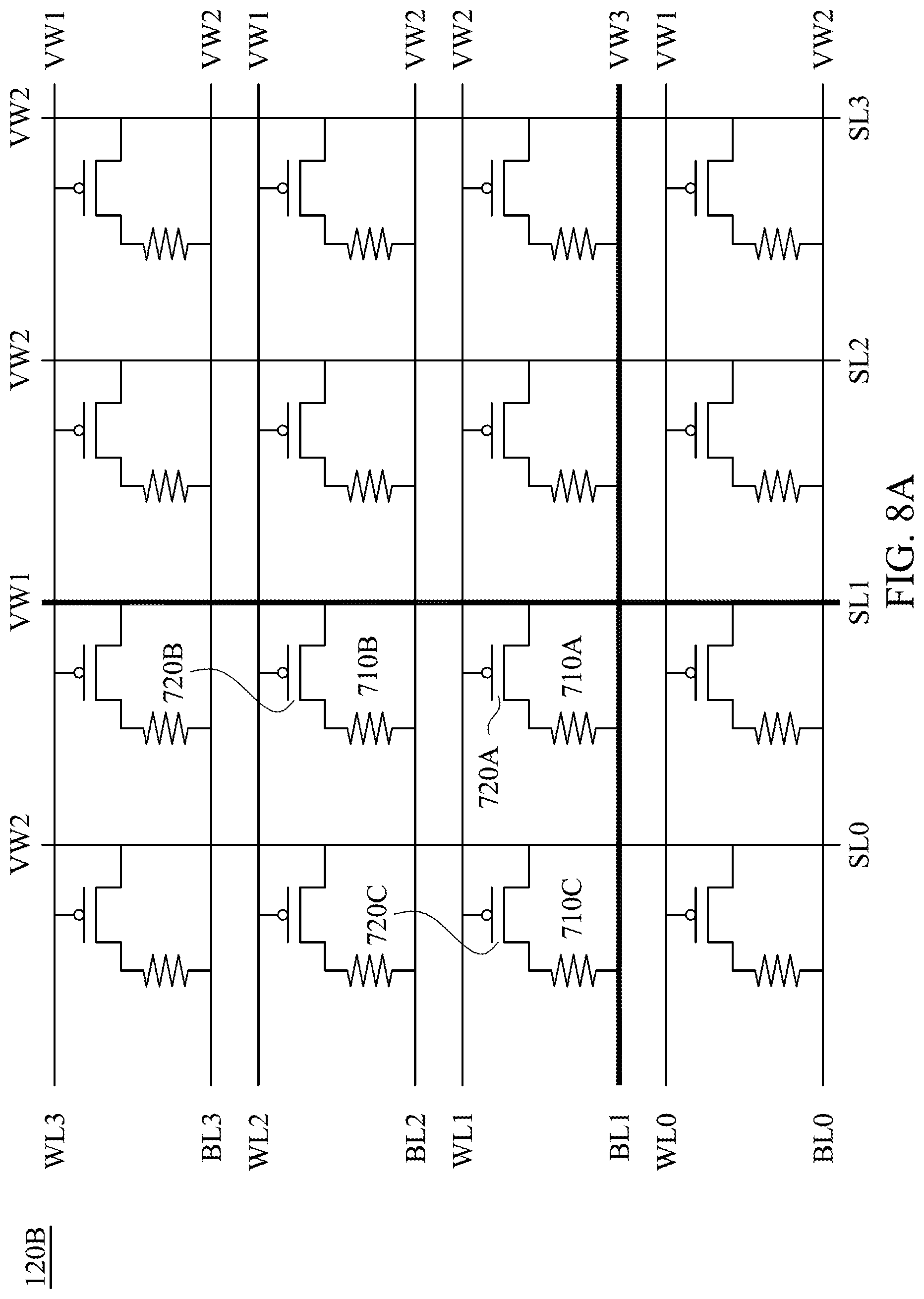Patent US11776595 Figure 12 – Memory device with source line control
