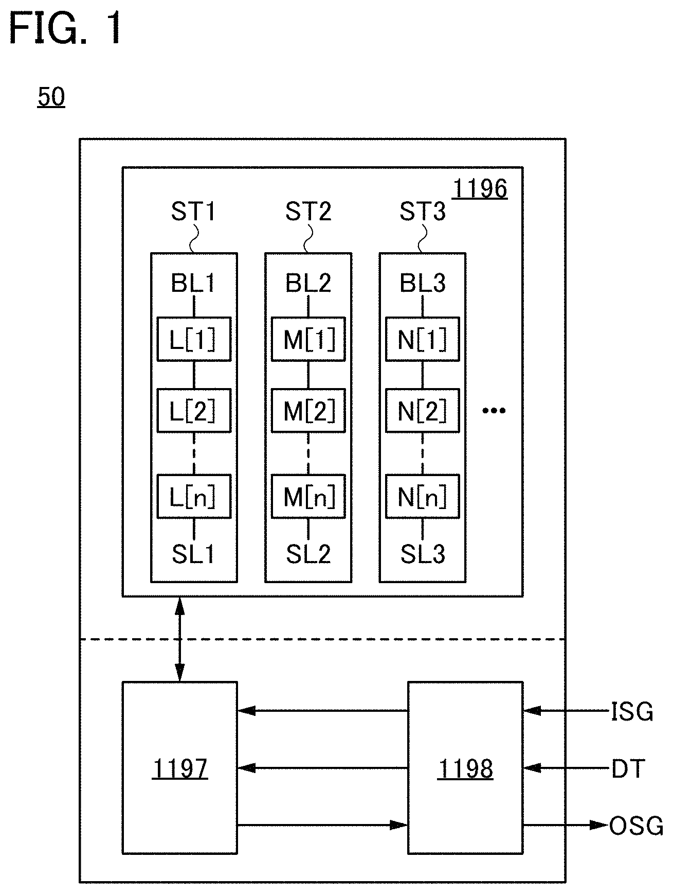 Patent US11776596 Figure 1 – Data processing device and method for operating data processing device