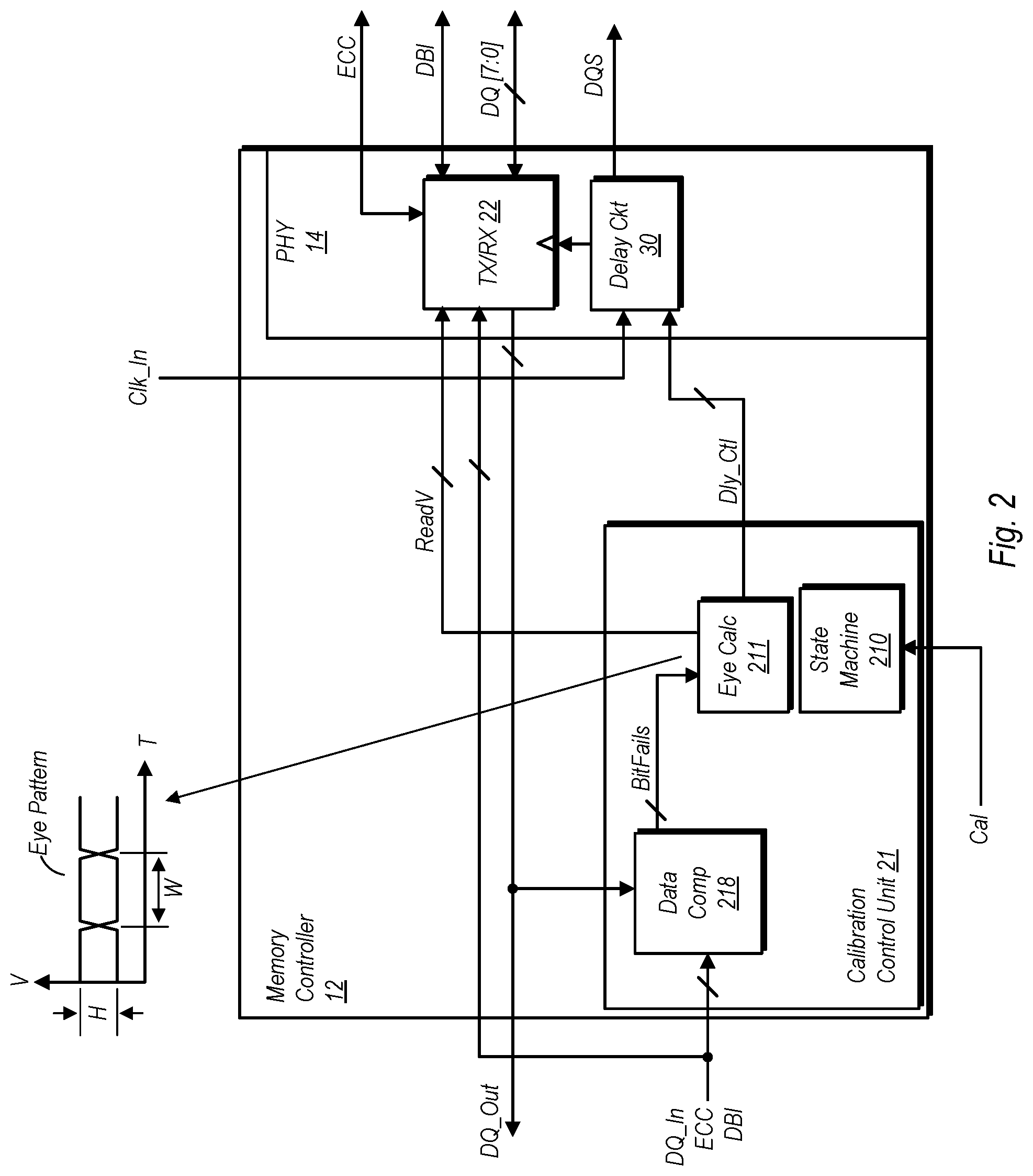 Patent US11776597 Figure 2 – Memory subsystem calibration using substitute results