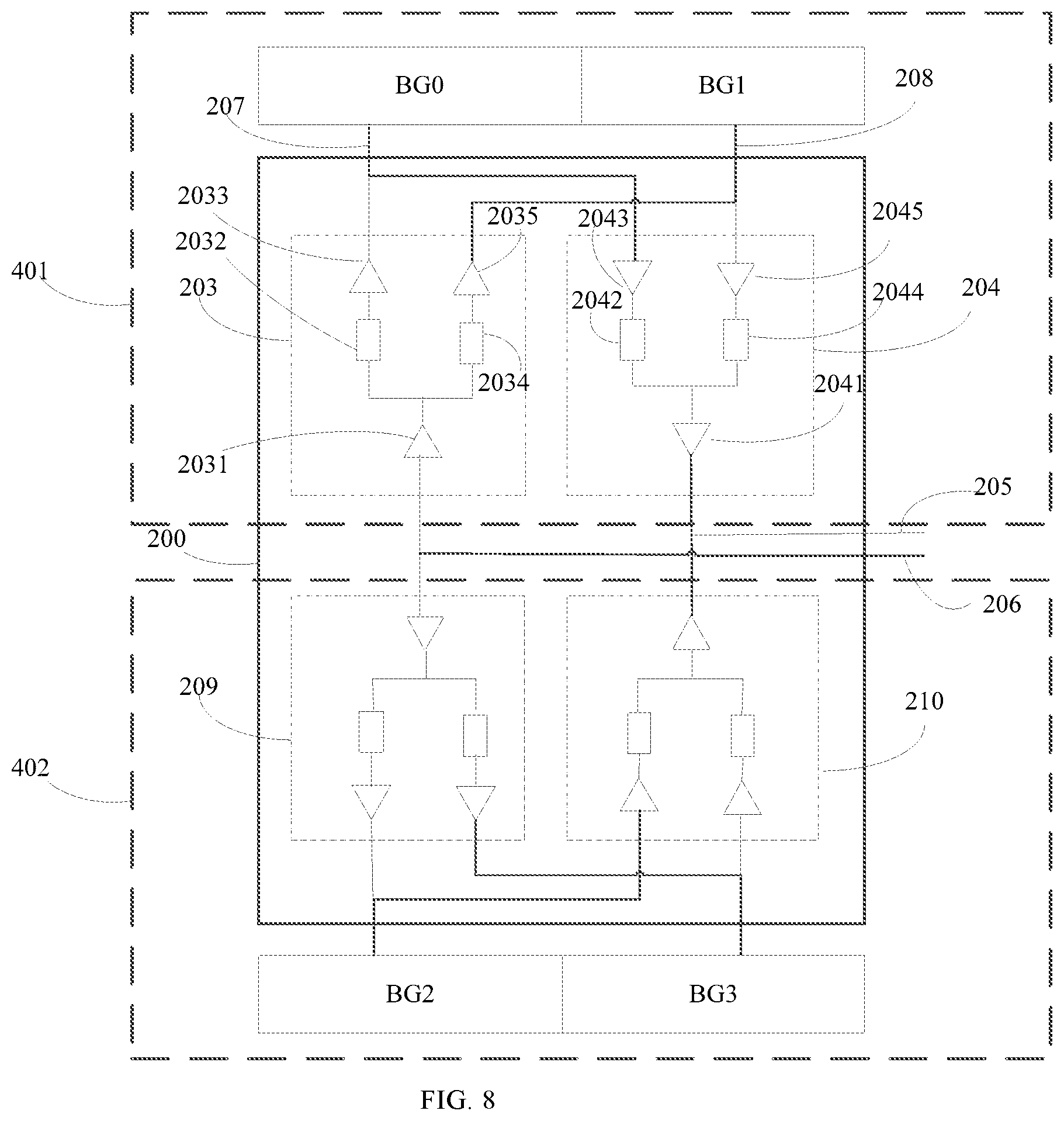Patent US11776598 Figure 7 – Data processing circuit and device