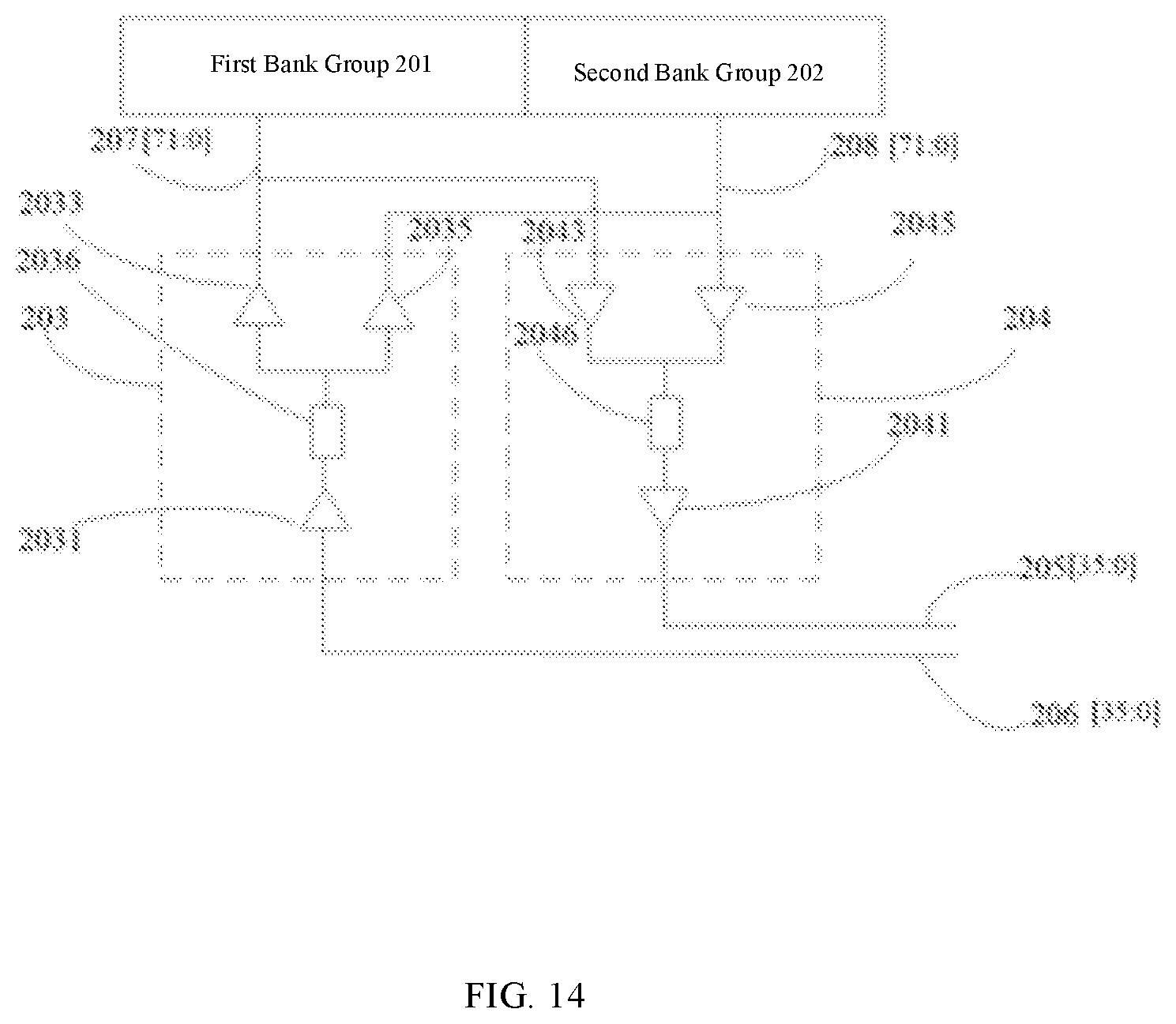 Patent US11776598 Figure 12 – Data processing circuit and device