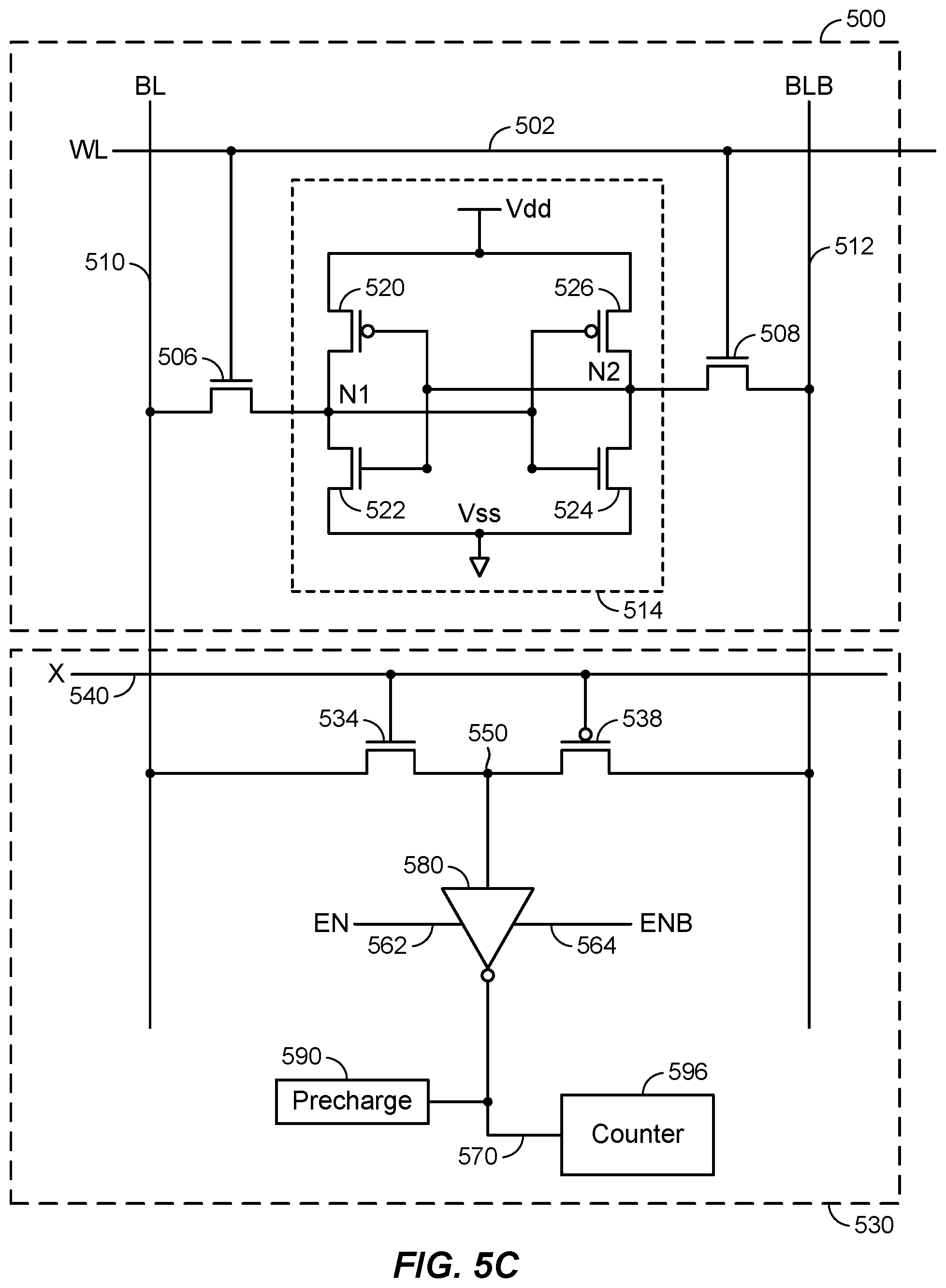 Patent US11776608 Figure 8 – Static random-access memory (SRAM) compute in-memory integration