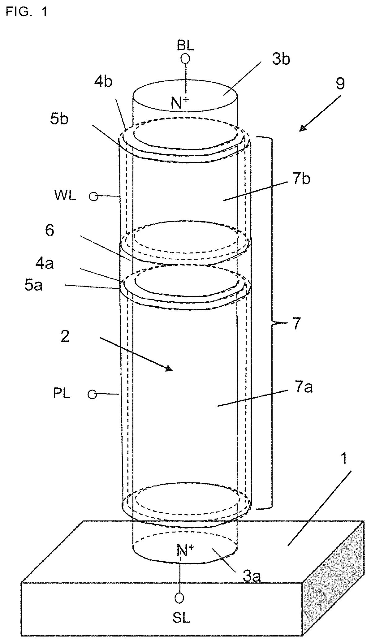 Patent US11776609 Figure 1 – Memory-element-including semiconductor device