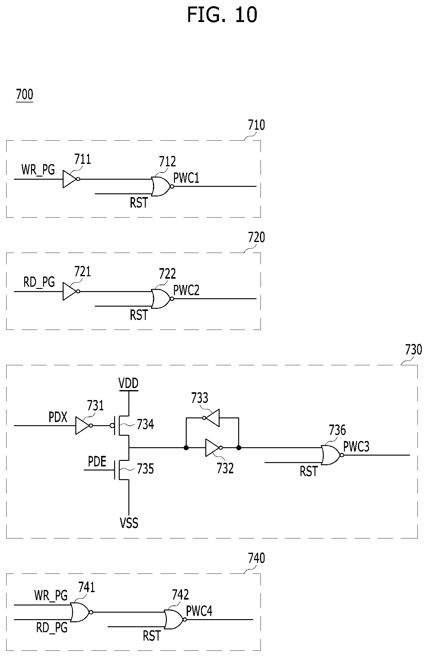 Patent US11776610 Figure 11 – Power gating control circuit and semiconductor apparatus including the power gating control circuit
