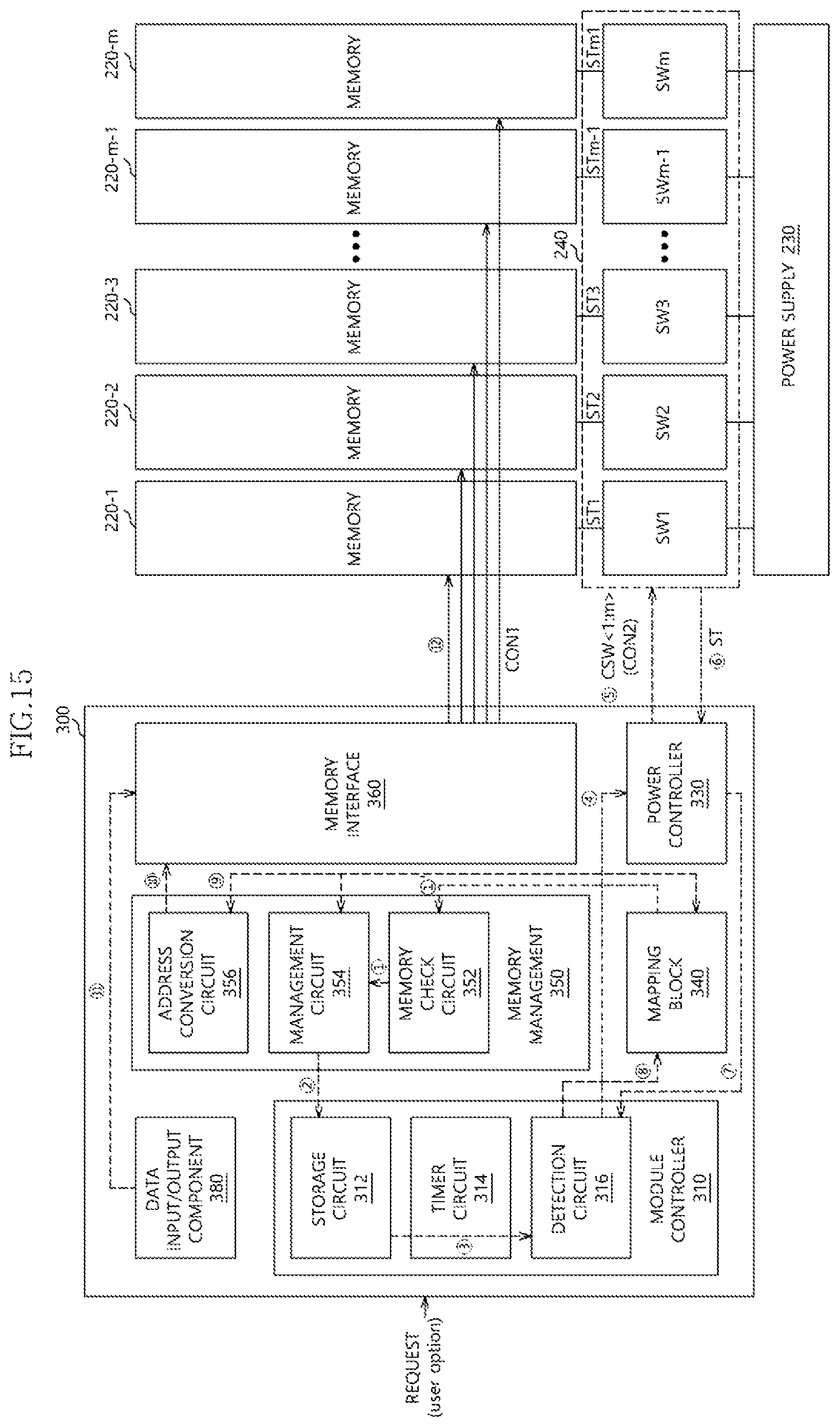 Patent US11776614 Figure 11 – Memory system, data processing system and method of operating the same