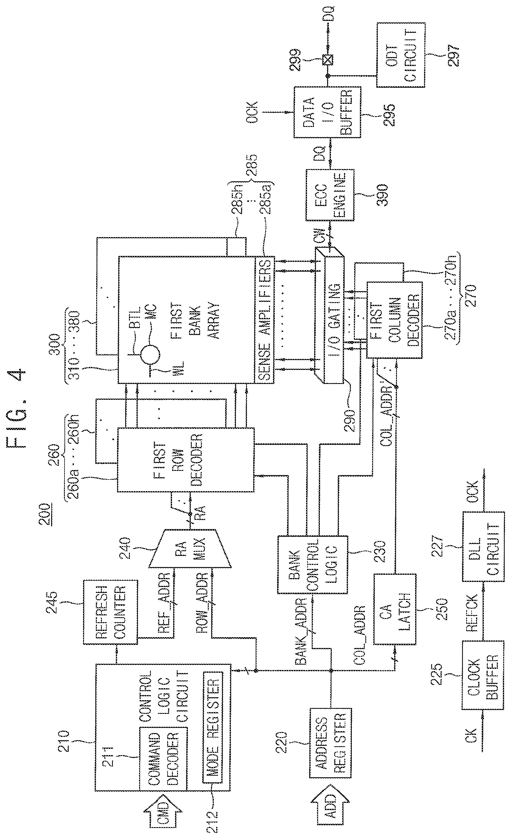 Patent US11776617 Figure 4 – Application processors and electronic devices including the same