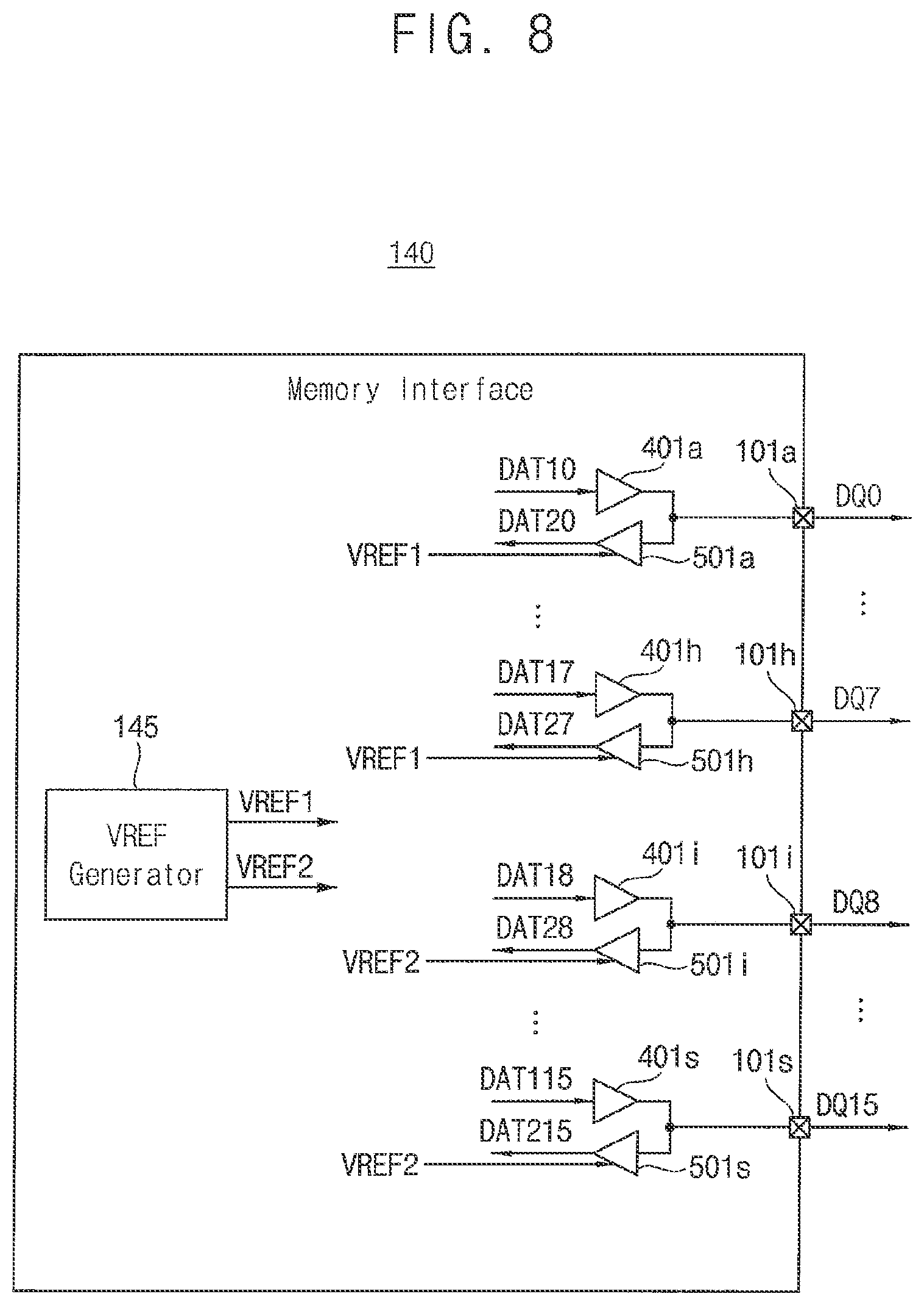 Patent US11776617 Figure 8 – Application processors and electronic devices including the same