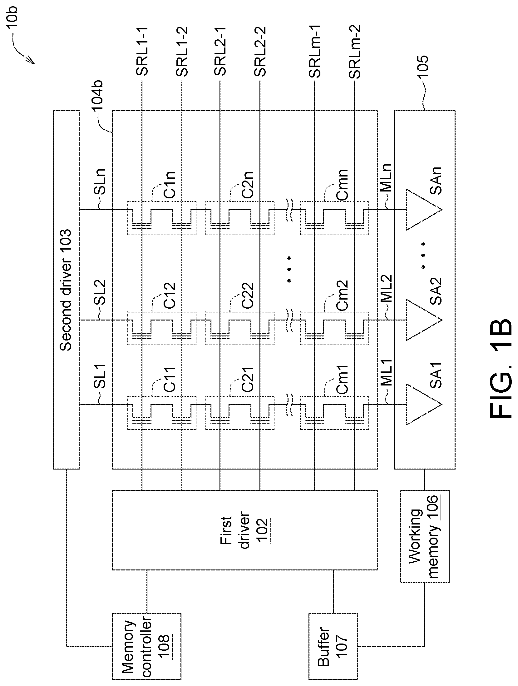 Patent US11776618 Figure 2 – Memory device with in-memory searching array and operation method thereof for implementing finite state machine