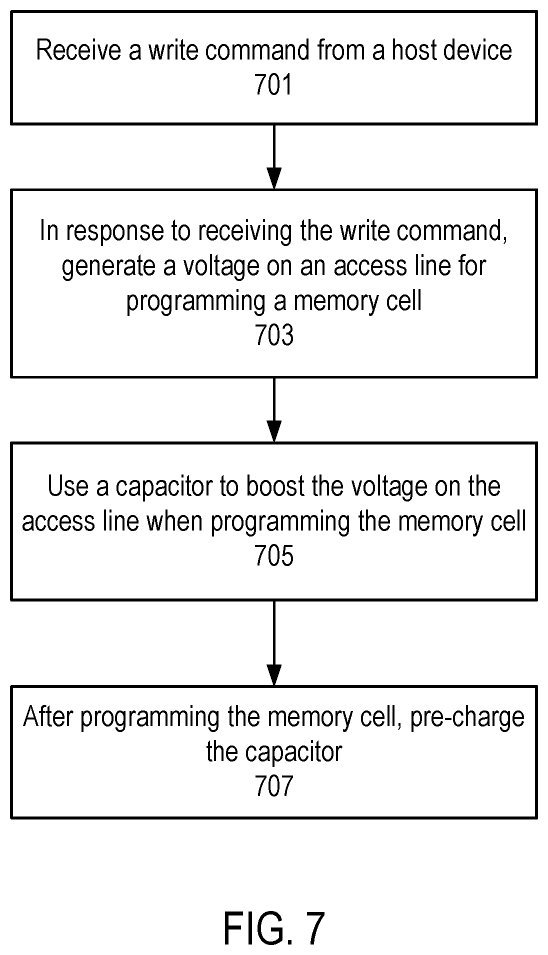 Patent US11776625 Figure 6 – Boost-assisted memory cell selection in a memory array