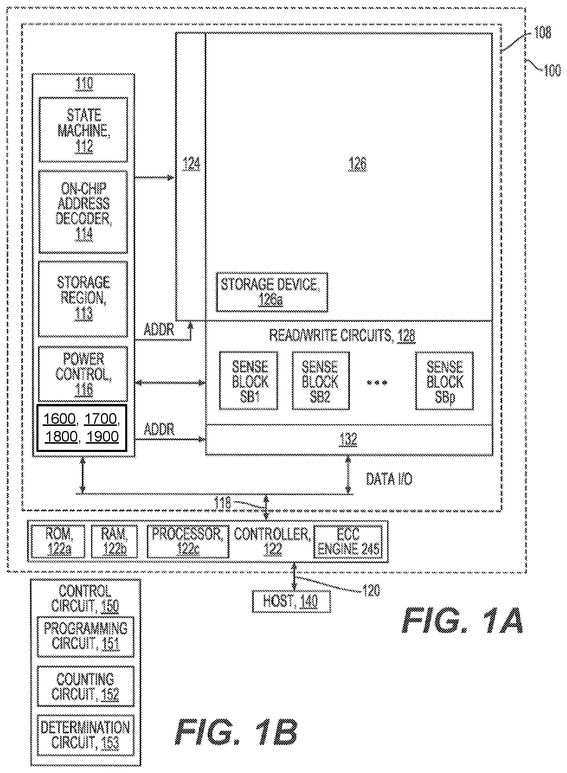 Patent US11776628 Figure 1 – Systems and methods for adjusting threshold voltage distribution due to semi-circle SGD