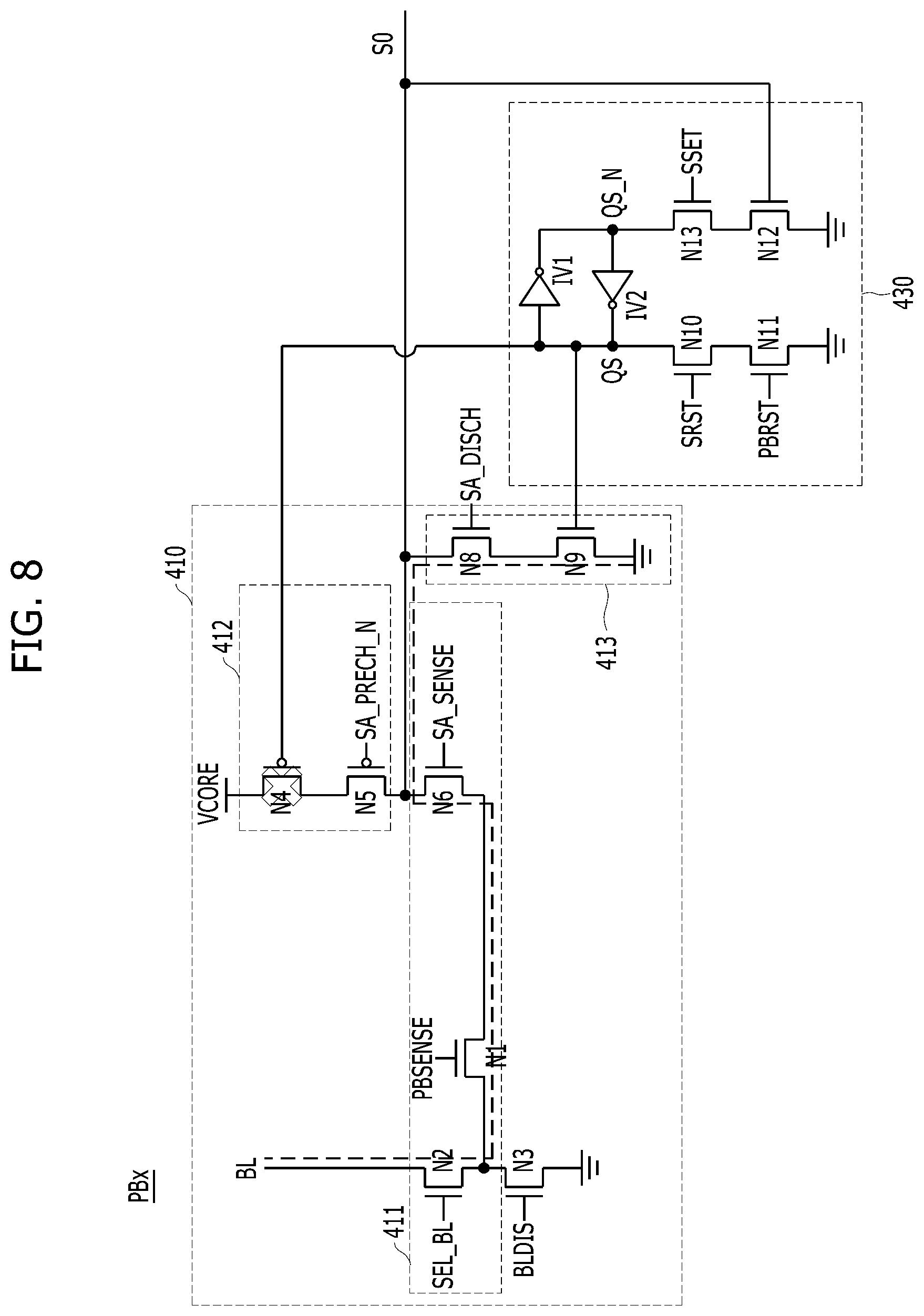 Patent US11776630 Figure 8 – Memory device performing incremental step pulse program operation and operating method thereof