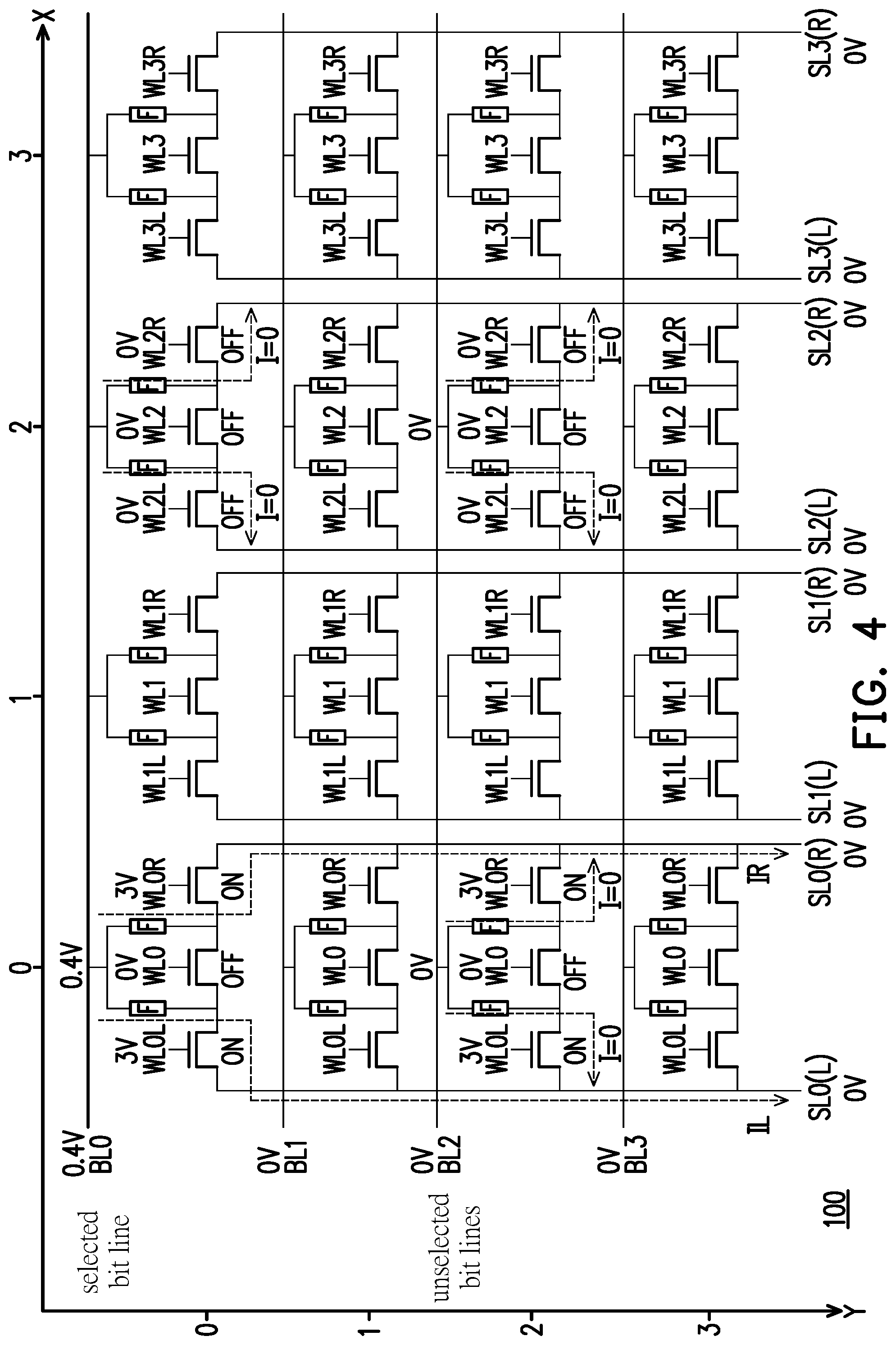 Patent US11776636 Figure 4 – Memory array and operation method thereof