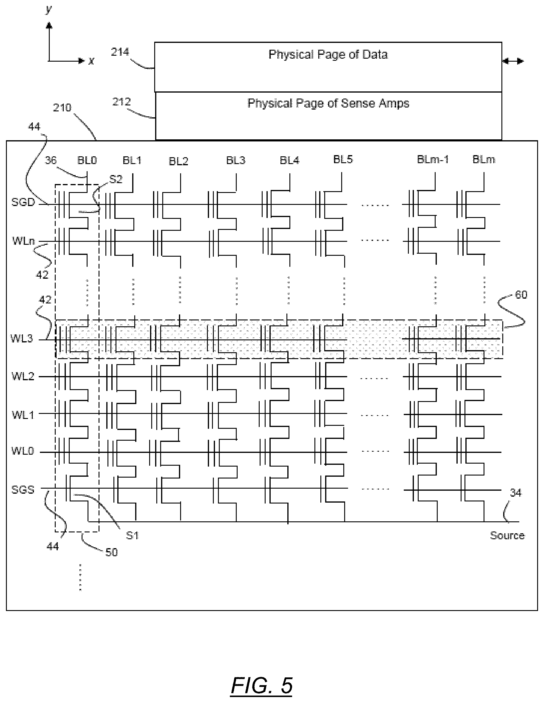 Patent US11776640 Figure 5 – Data conversion with data path circuits for use in double sense amp architecture with fractional bit assignment in non-volatile memory structures