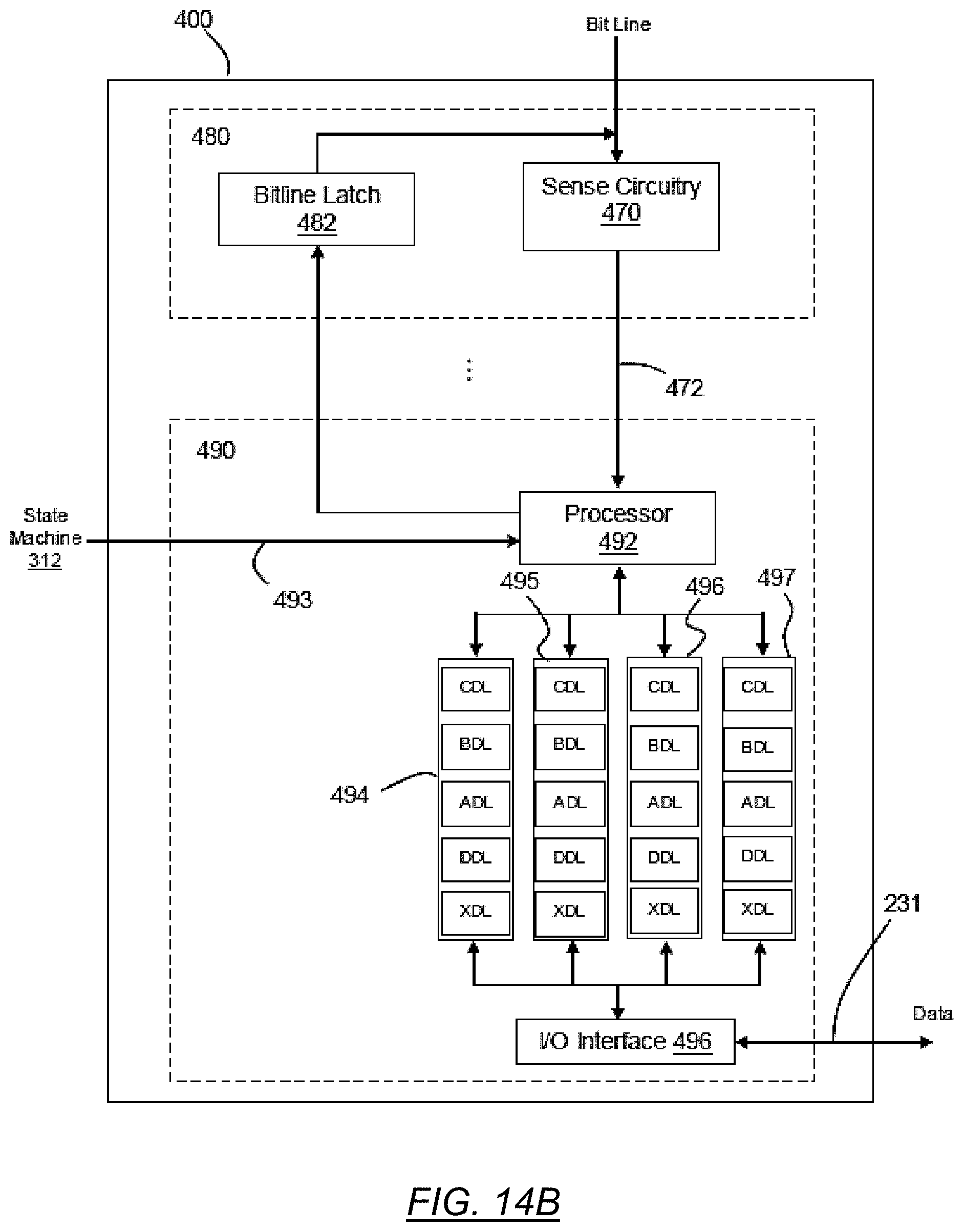 Patent US11776640 Figure 15 – Data conversion with data path circuits for use in double sense amp architecture with fractional bit assignment in non-volatile memory structures