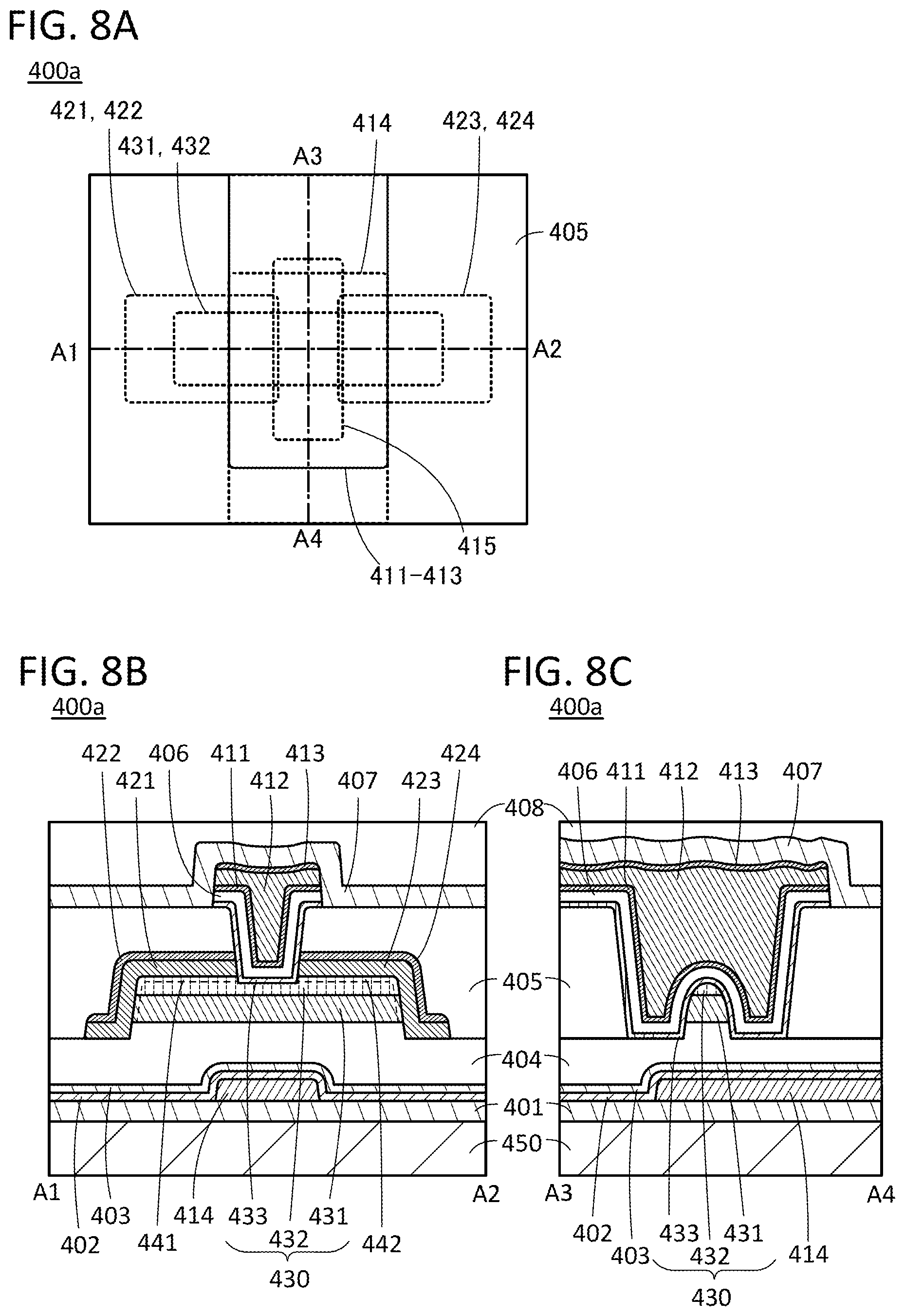 Patent US11776645 Figure 8 – Stacked electronic device capable of retaining an analog potential