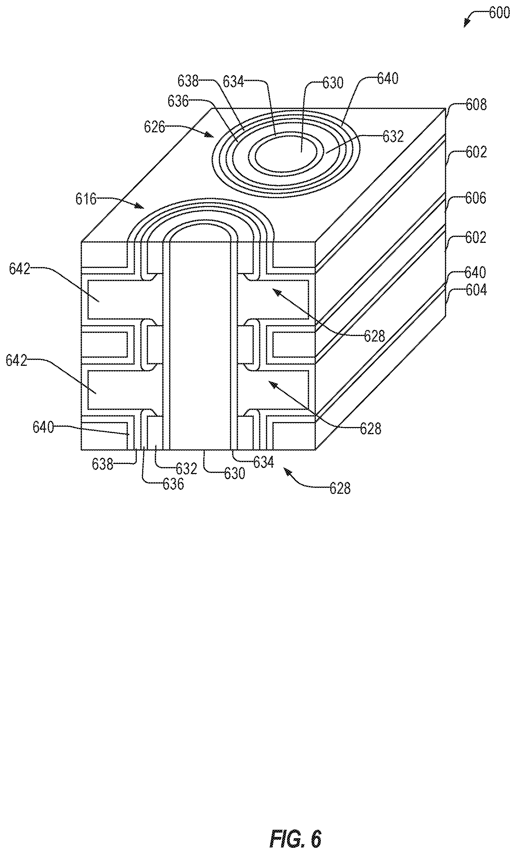 Patent US11776655 Figure 6 – Memory device virtual blocks using half good blocks