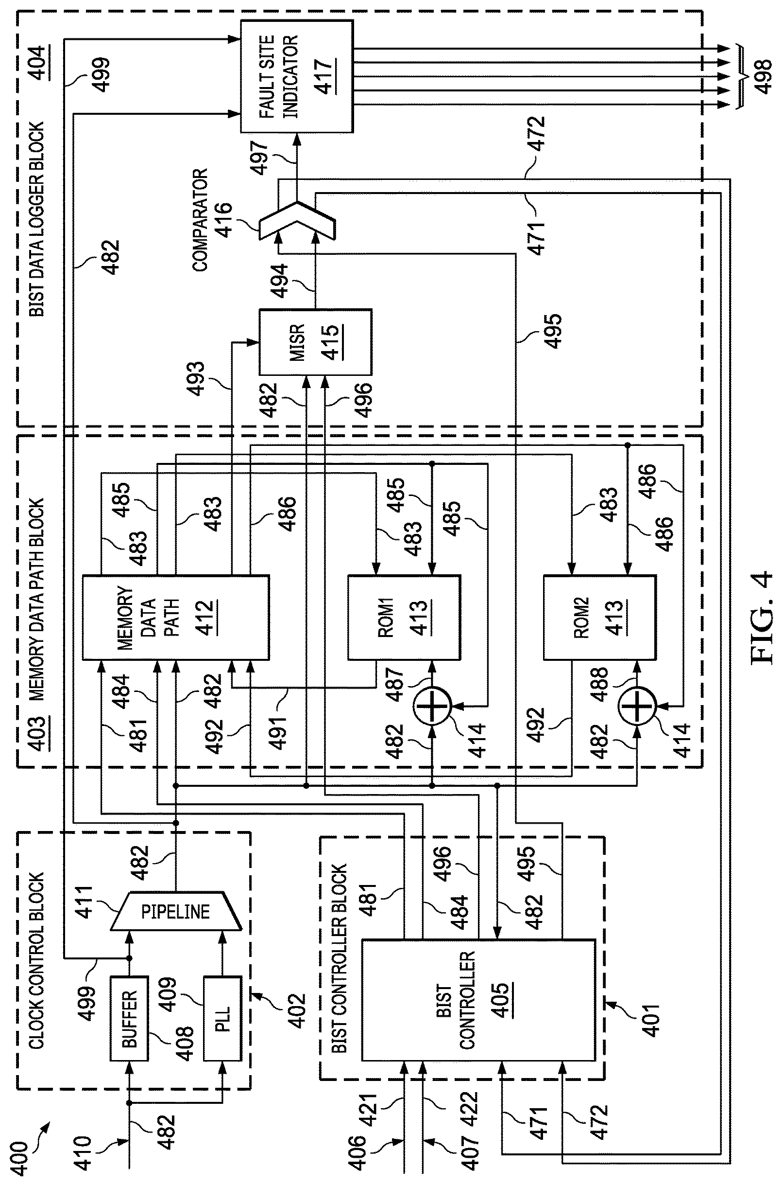 Patent US11776656 Figure 4 – System and method for parallel memory test