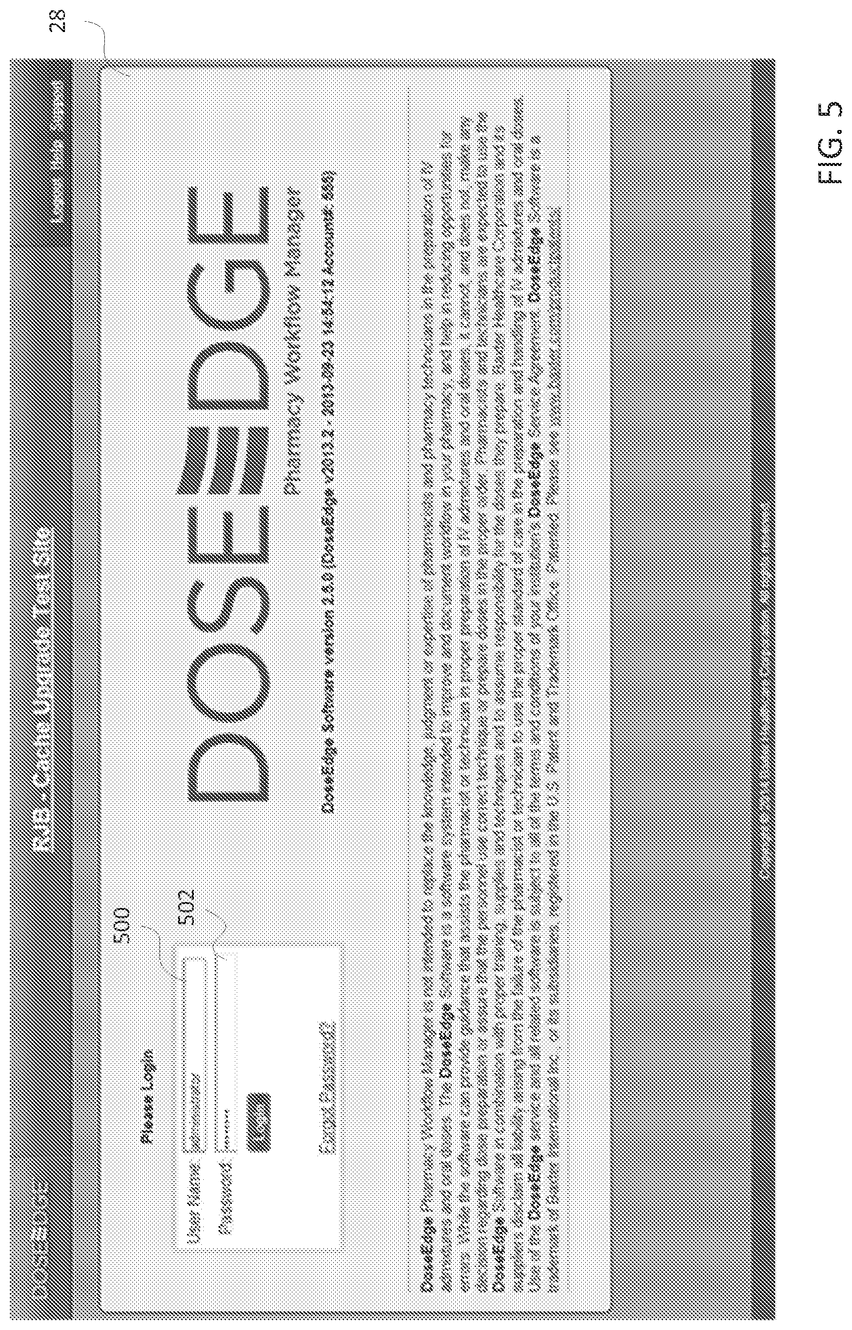 Patent US11776682 Figure 5 – Dose preparation data analytics